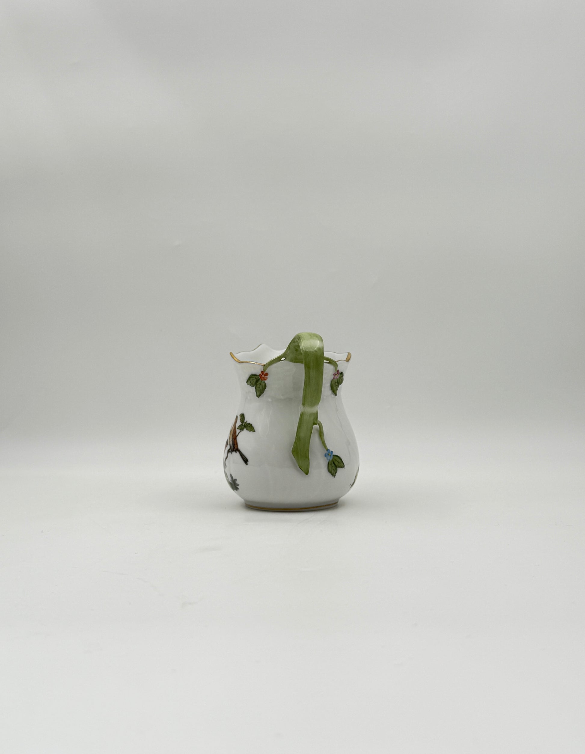 Herend “Rothschild Bird” Porcelain Creamer – Hand-Painted Hungary