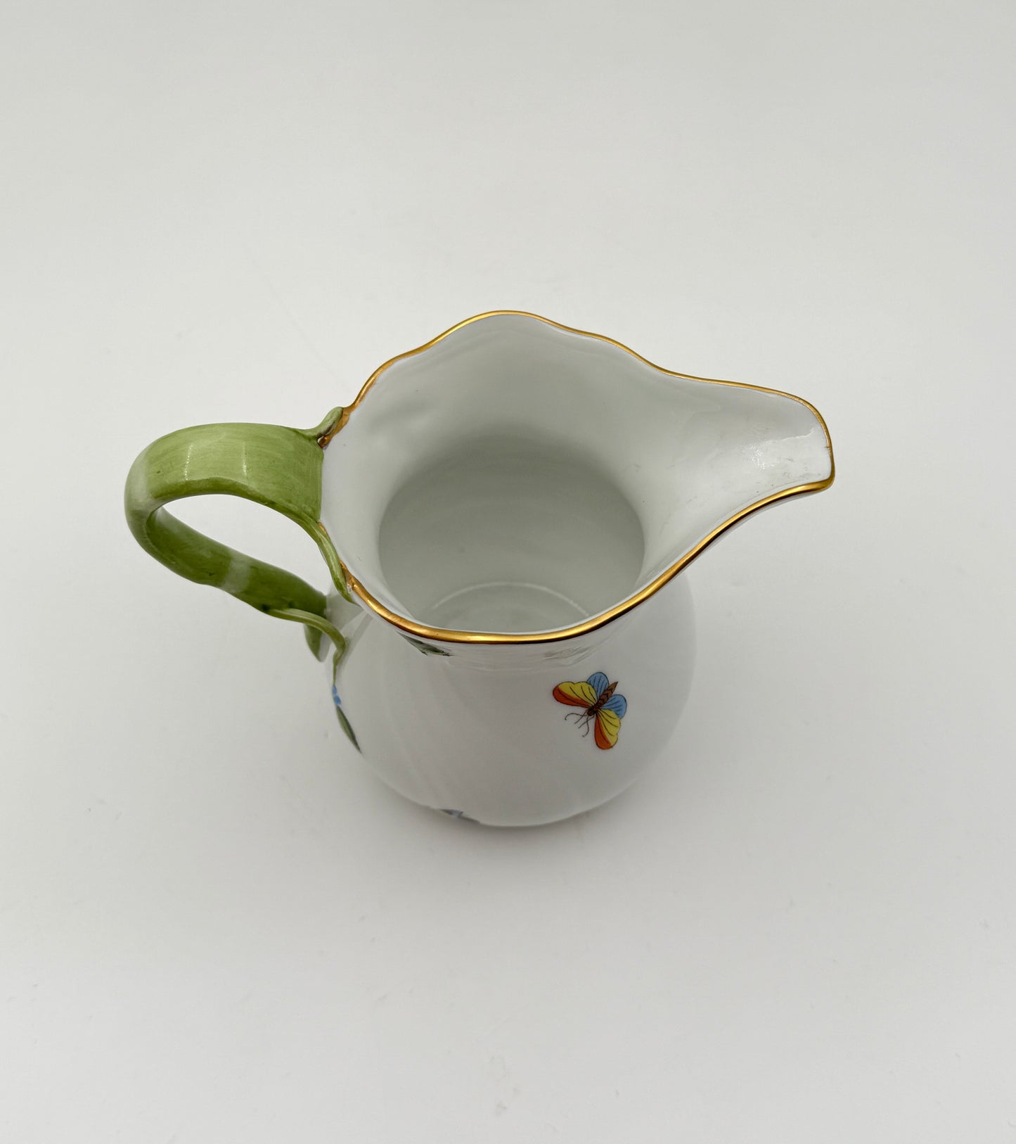 Herend “Rothschild Bird” Porcelain Creamer – Hand-Painted Hungary