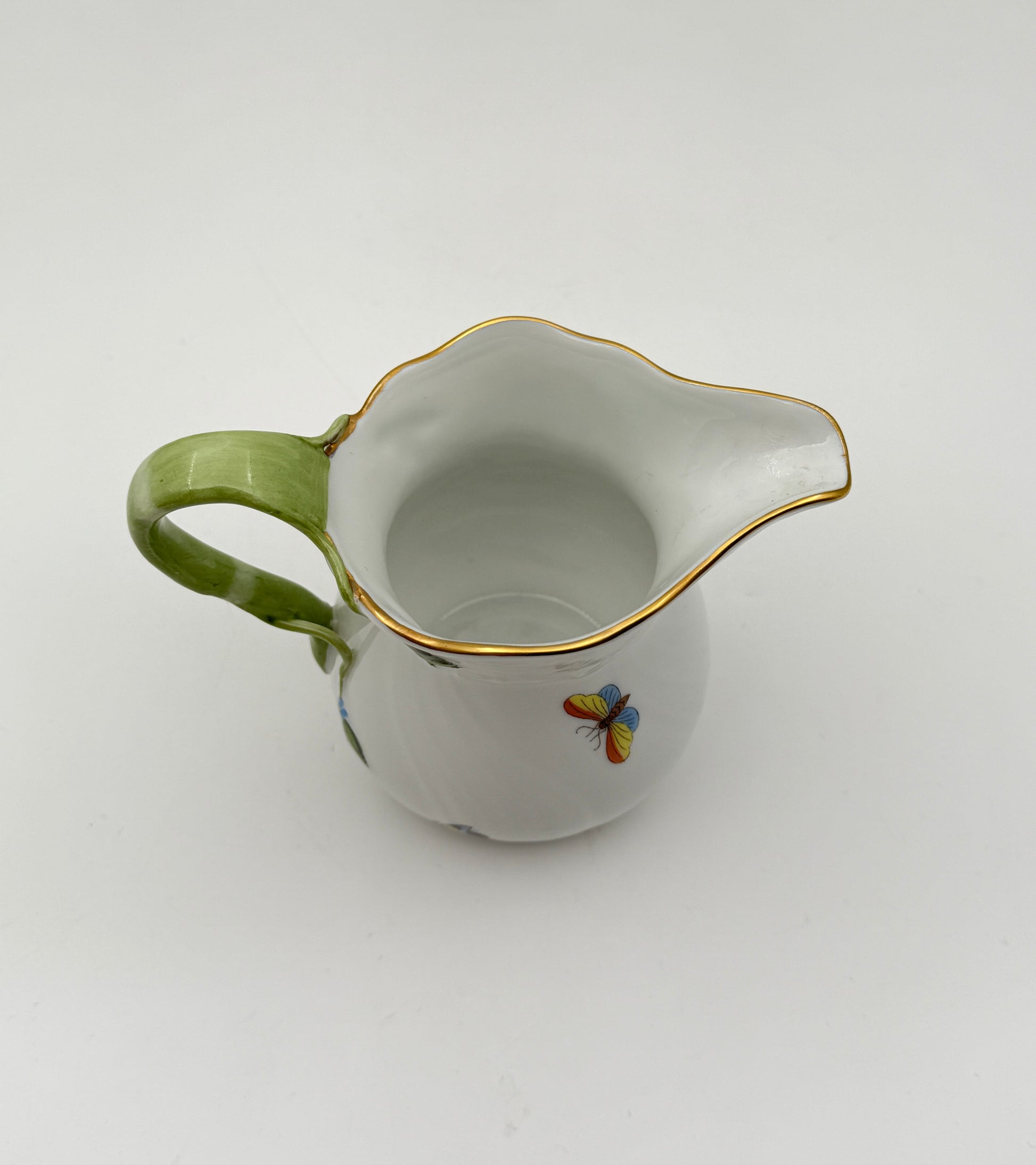 Herend “Rothschild Bird” Porcelain Creamer – Hand-Painted Hungary