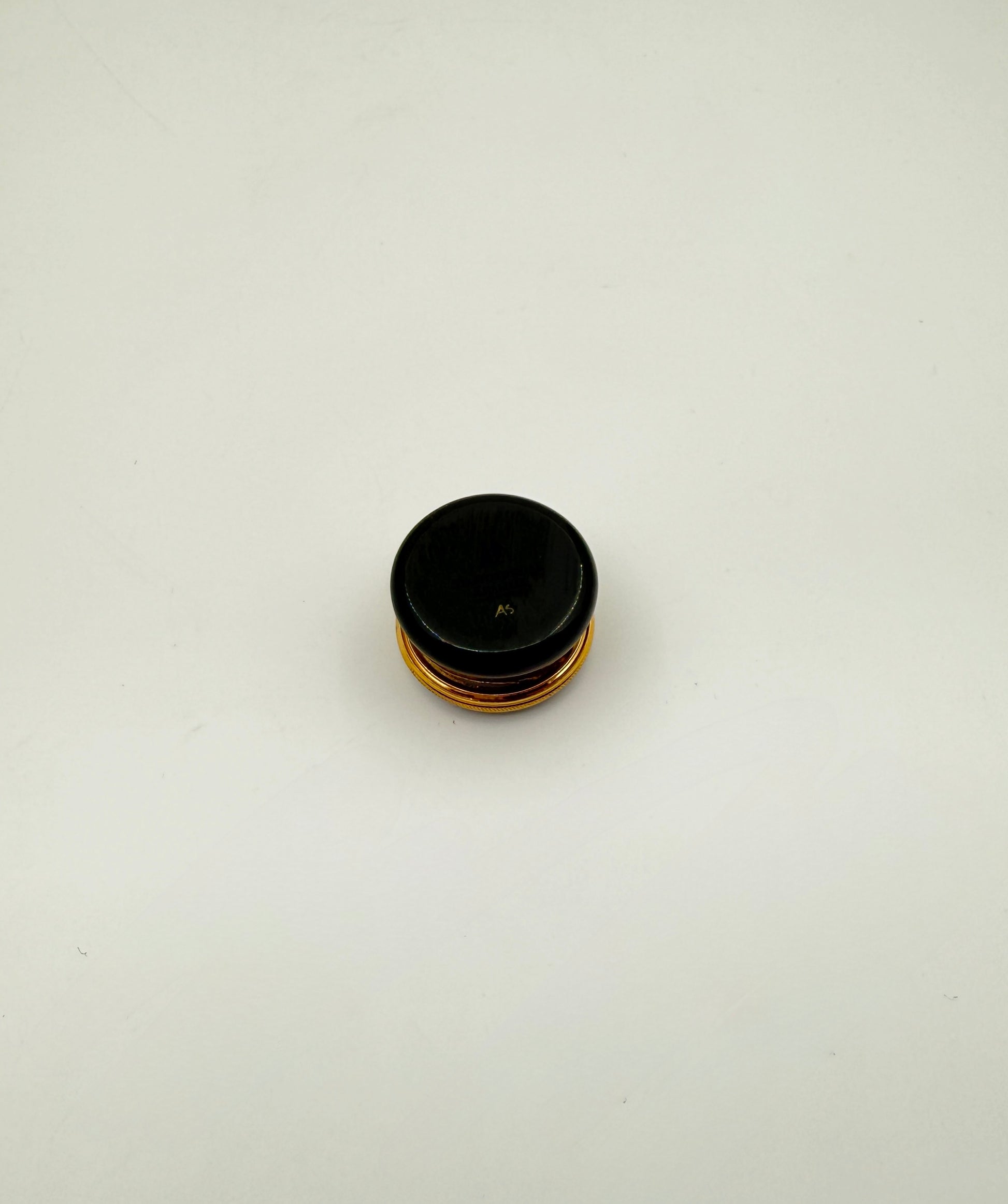 Staffordshire Enamel Trinket Box – Foal Scene – Green Base – England