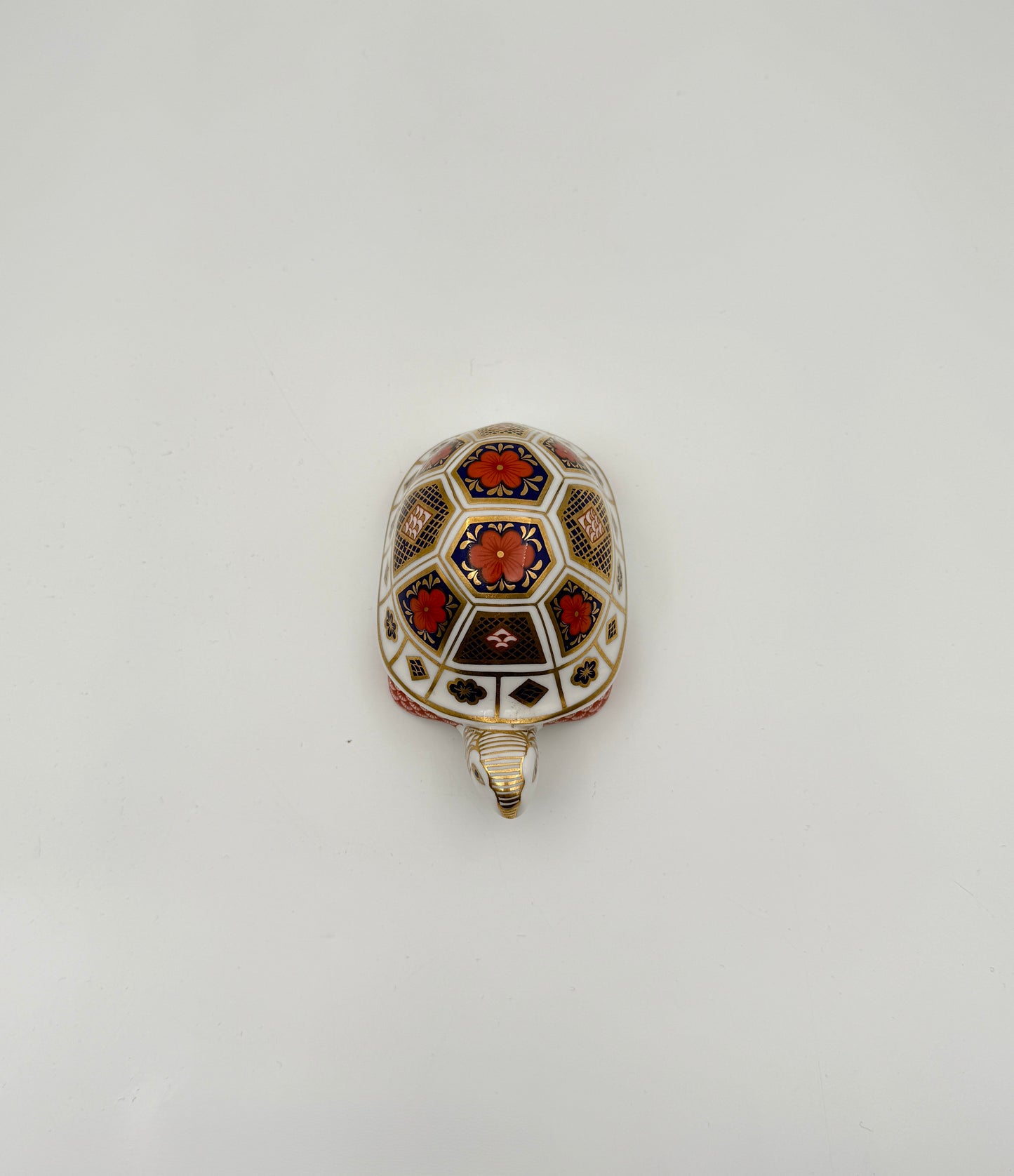 Royal Crown Derby “Turtle” Porcelain Paperweight – Imari-style England