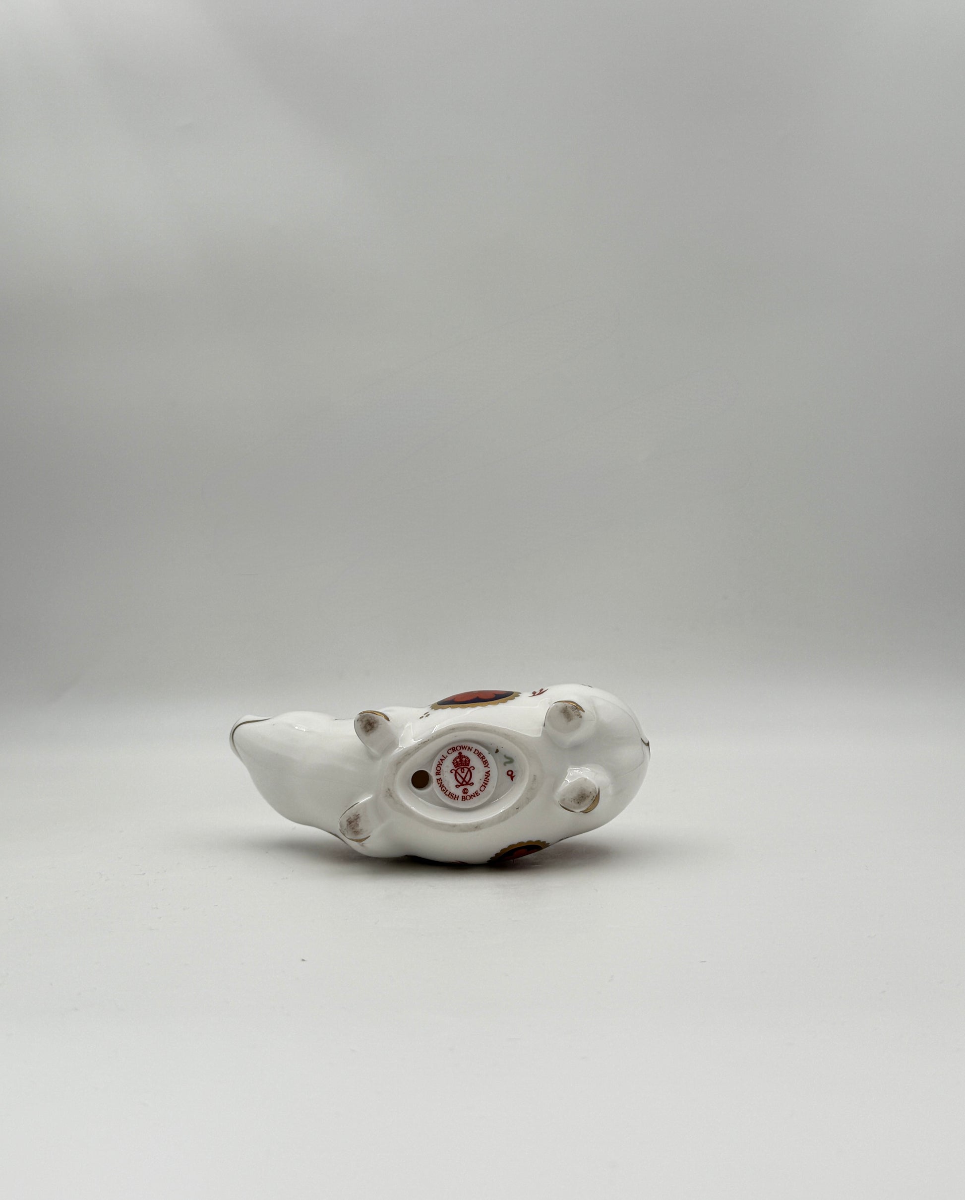 Royal Crown Derby Bone China Pig Figurine – Imari Pattern England