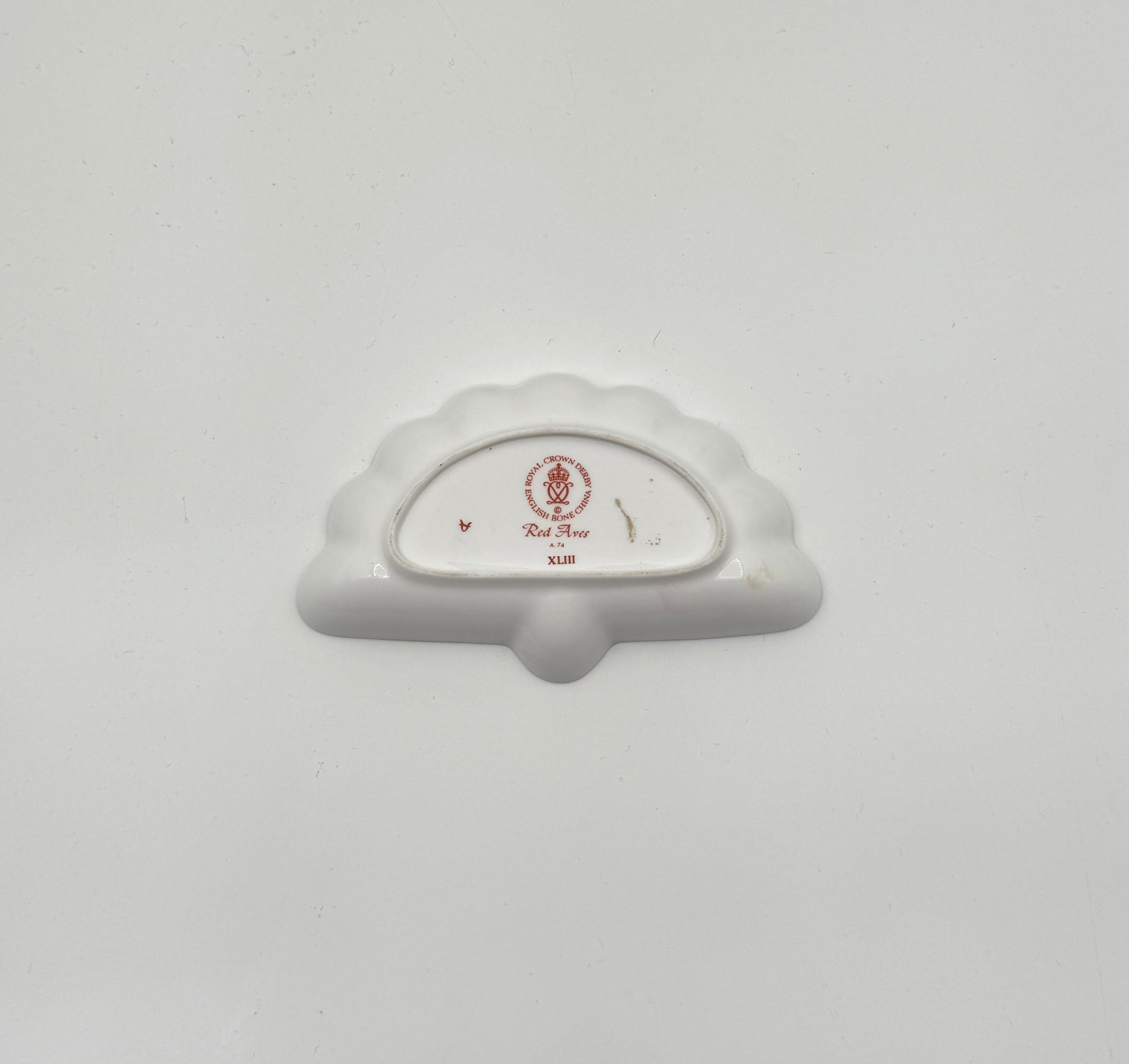 Royal Crown Derby “Royal Aves – Rust” Shell Dish – England