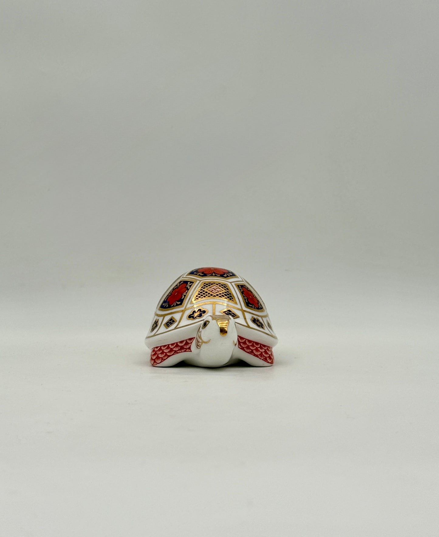 Royal Crown Derby “Turtle” Porcelain Paperweight – Imari-style England