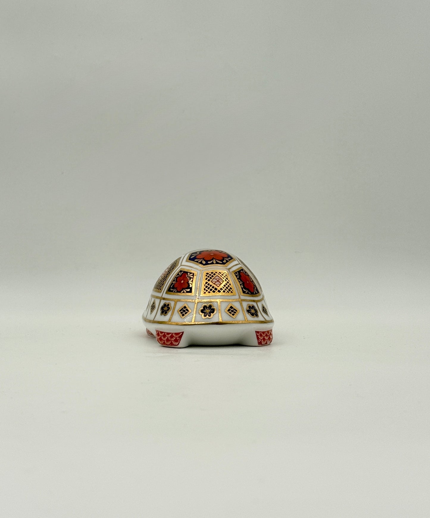 Royal Crown Derby “Turtle” Porcelain Paperweight – Imari-style England