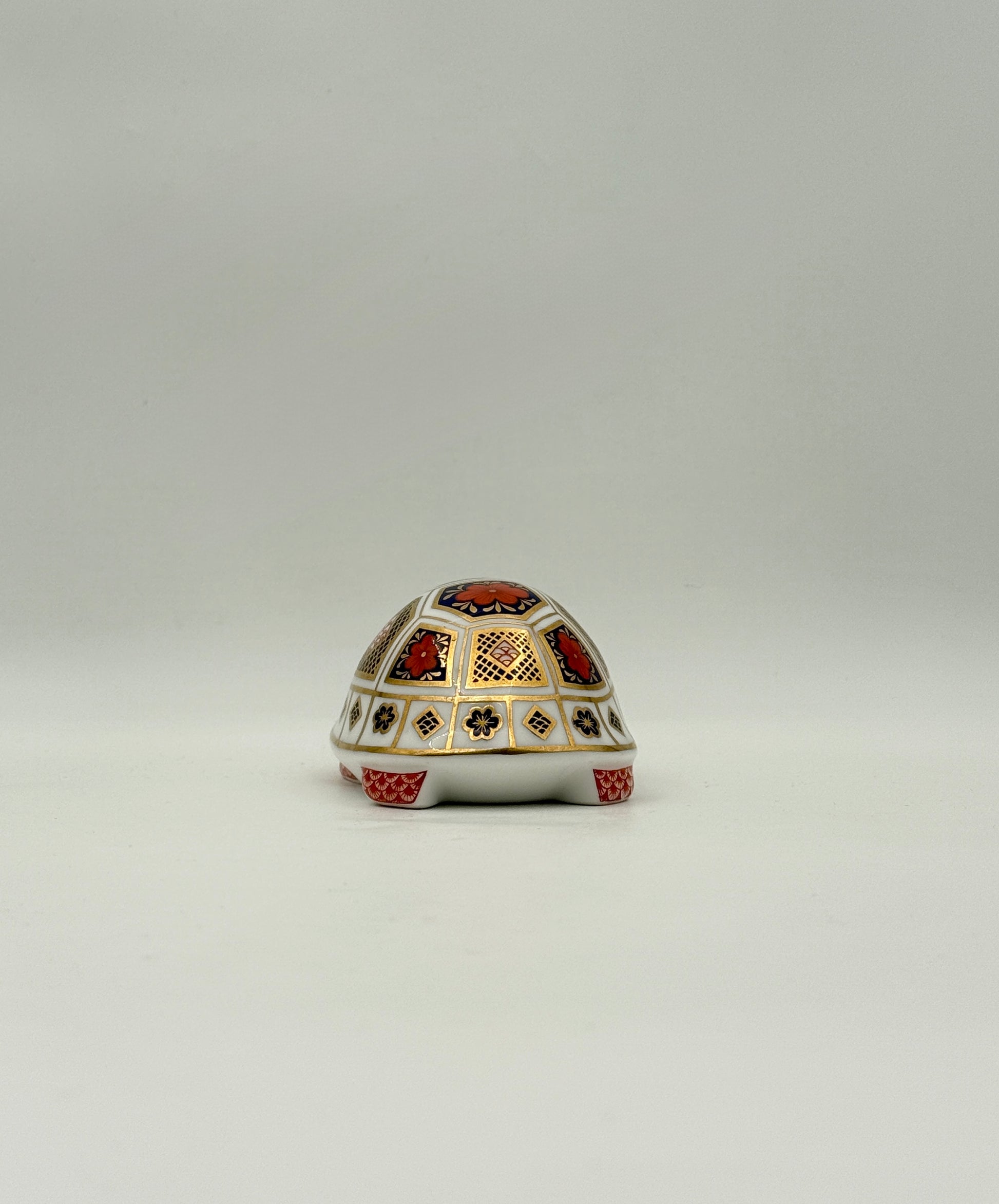 Royal Crown Derby “Turtle” Porcelain Paperweight – Imari-style England