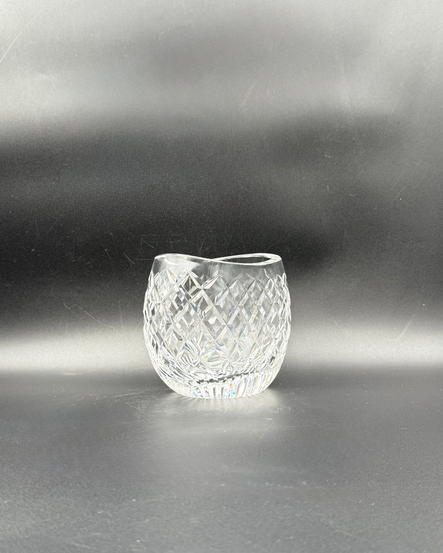 Waterford Crystal Ellipse Oval Vase – Handcrafted in Ireland