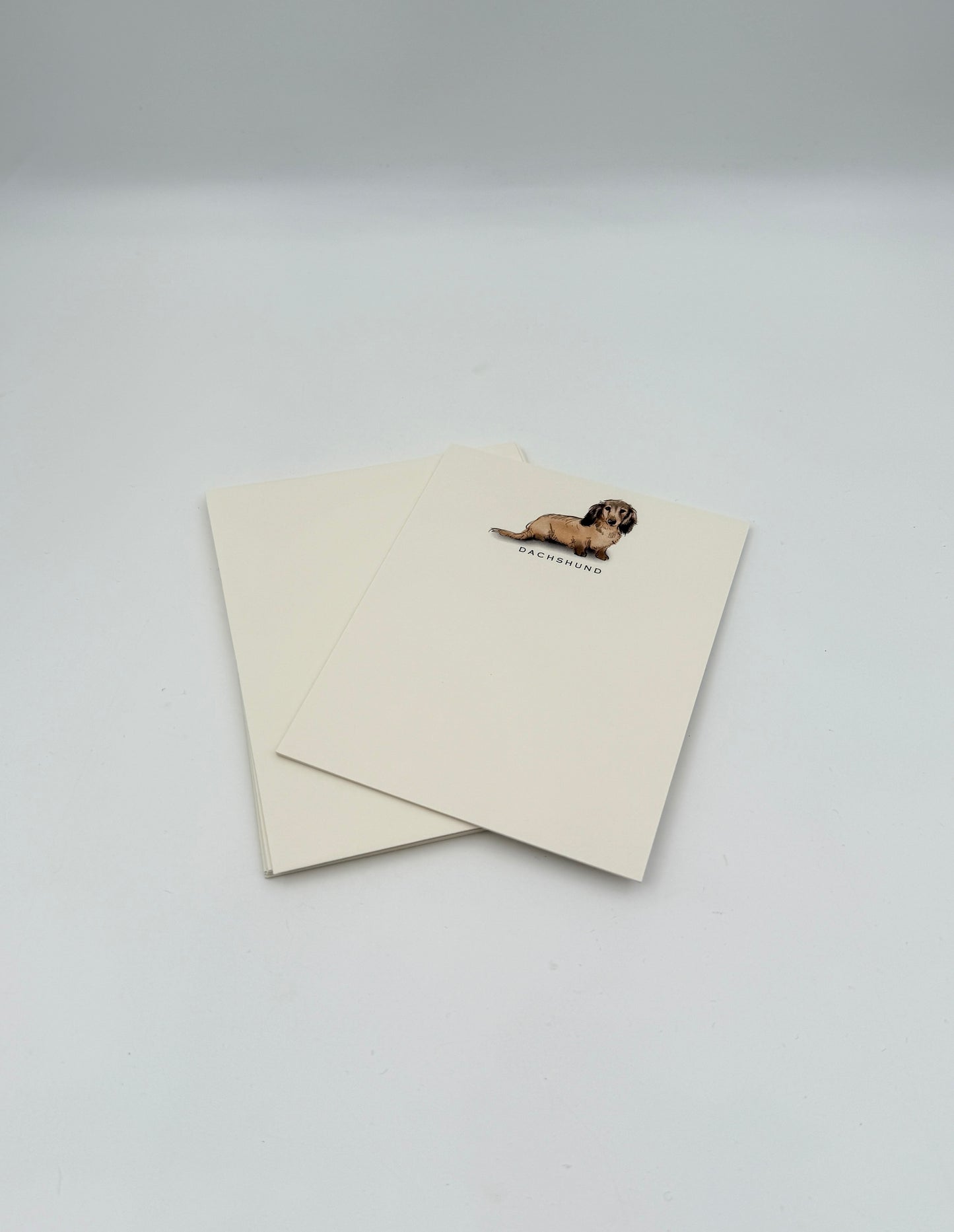 Dog Notecards – Dachshund Set of 6 by Fable & Sage with Envelopes