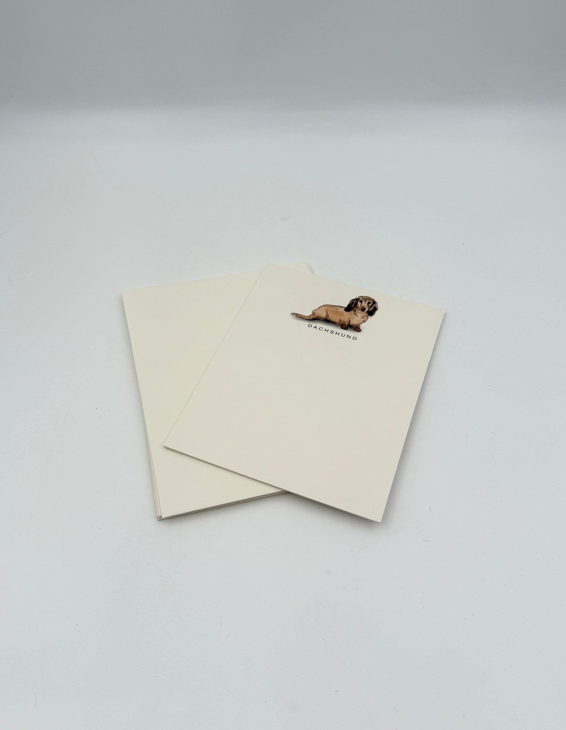 Dog Notecards – Dachshund Set of 6 by Fable & Sage with Envelopes