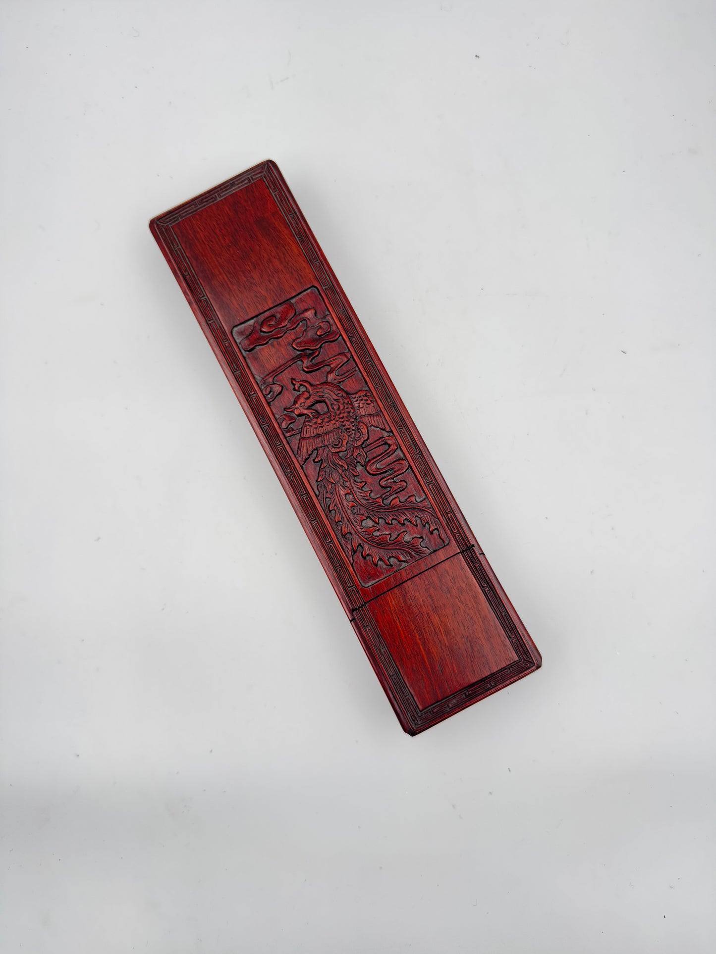 Chinese Wooden Chopsticks Set with Carved Dragon Box – 16 Chopsticks