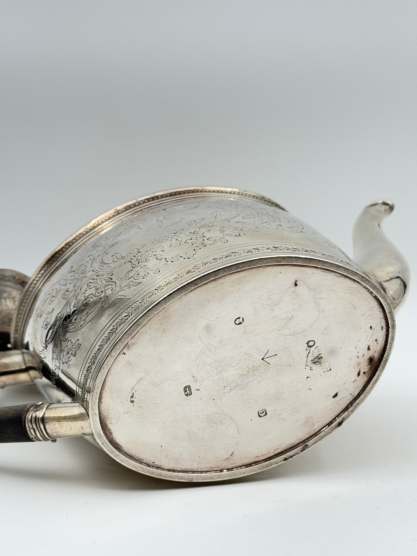 Antique English Sterling Silver Teapot – 19th Century