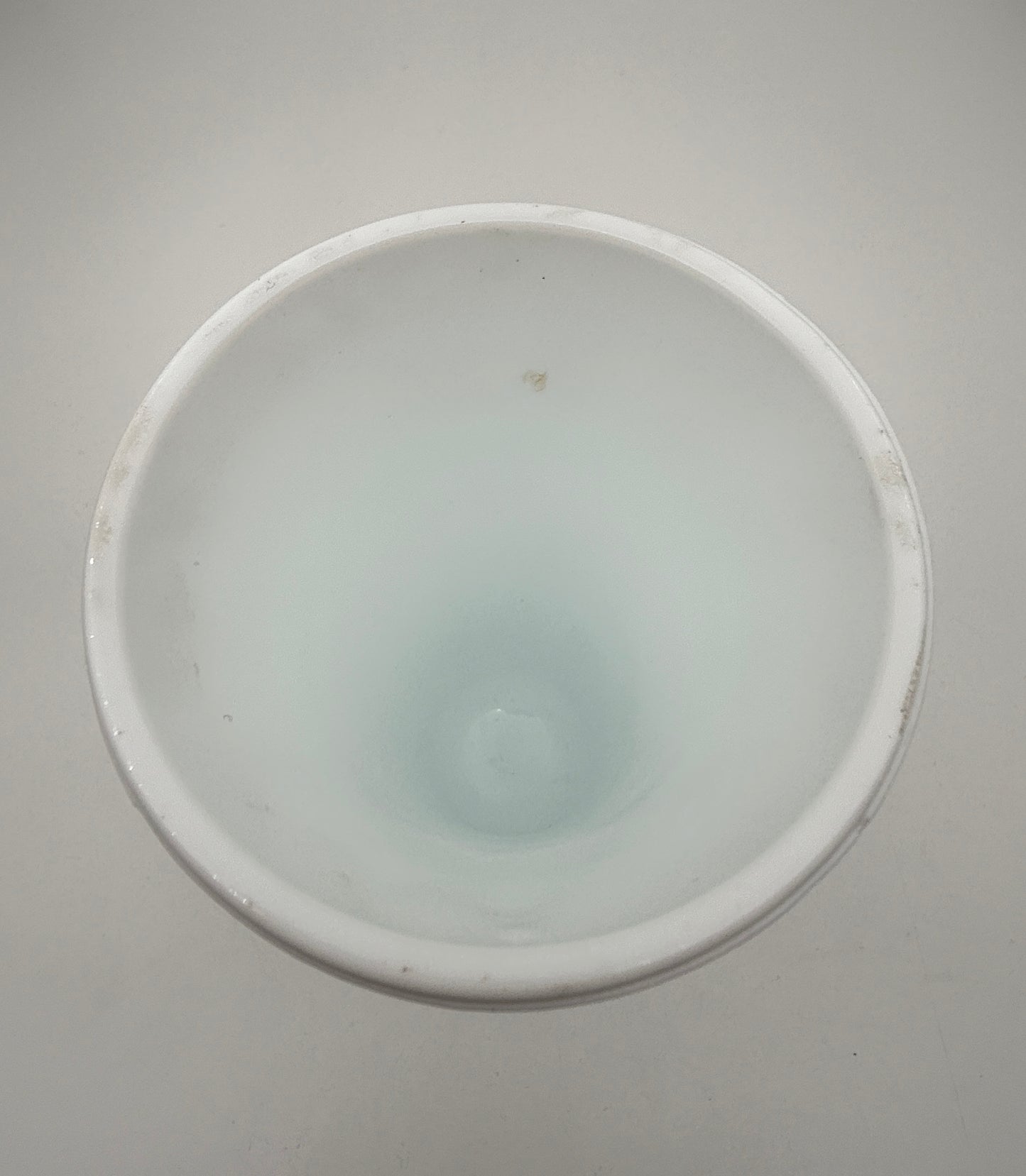 Milk Glass Pedestal Vase – White Embossed Grapes Vintage Decor Piece