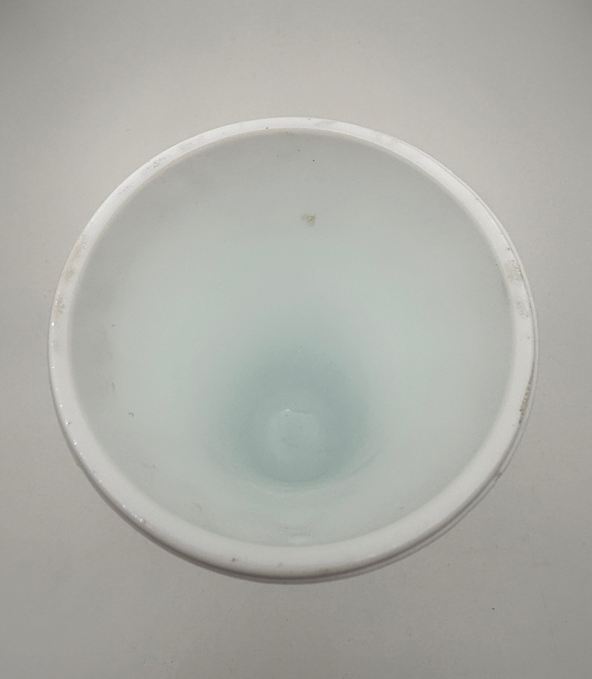 Milk Glass Pedestal Vase – White Embossed Grapes Vintage Decor Piece