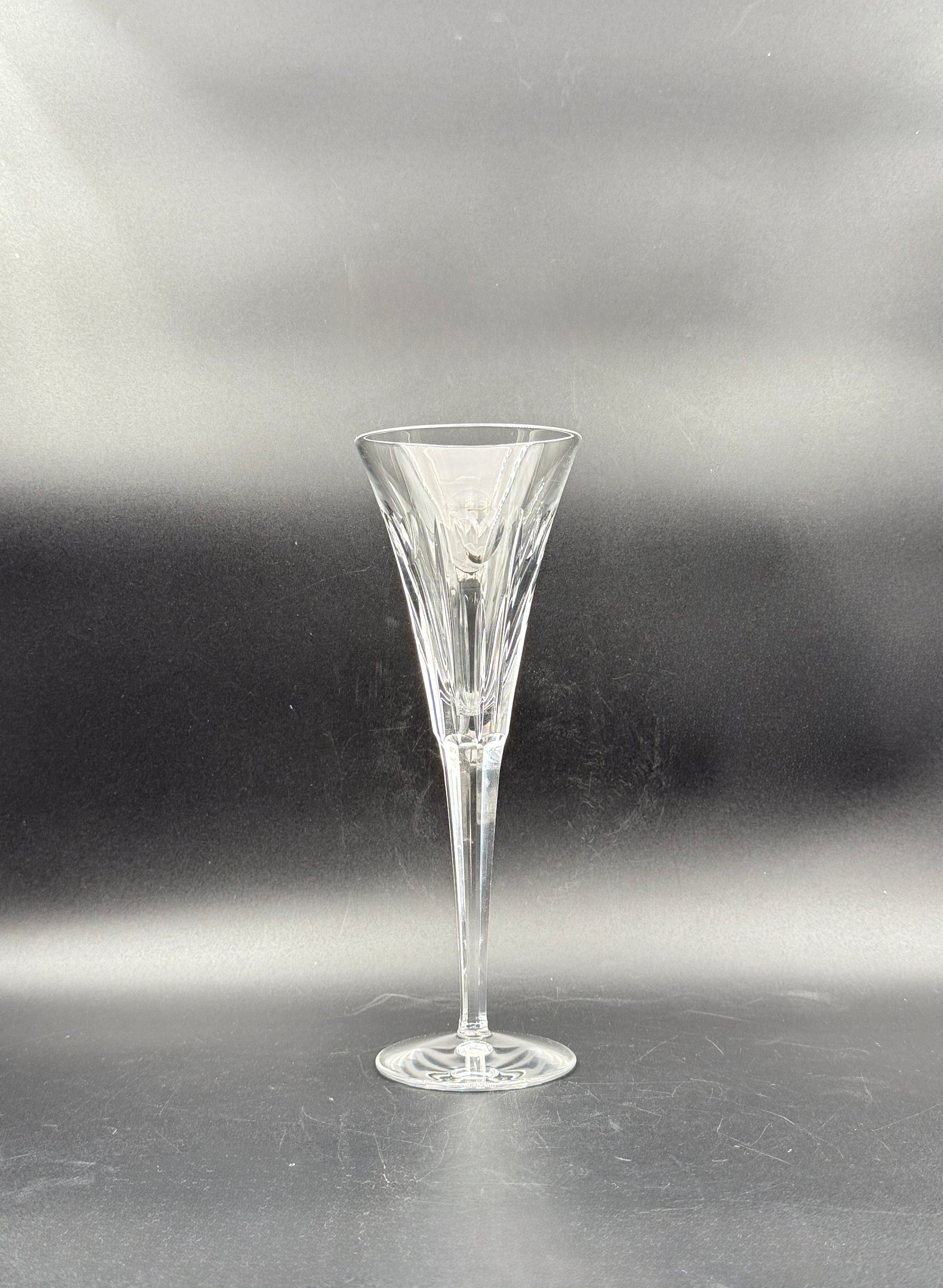 Pair of Millennial Heart Crystal Champagne Flutes – Elegant Set