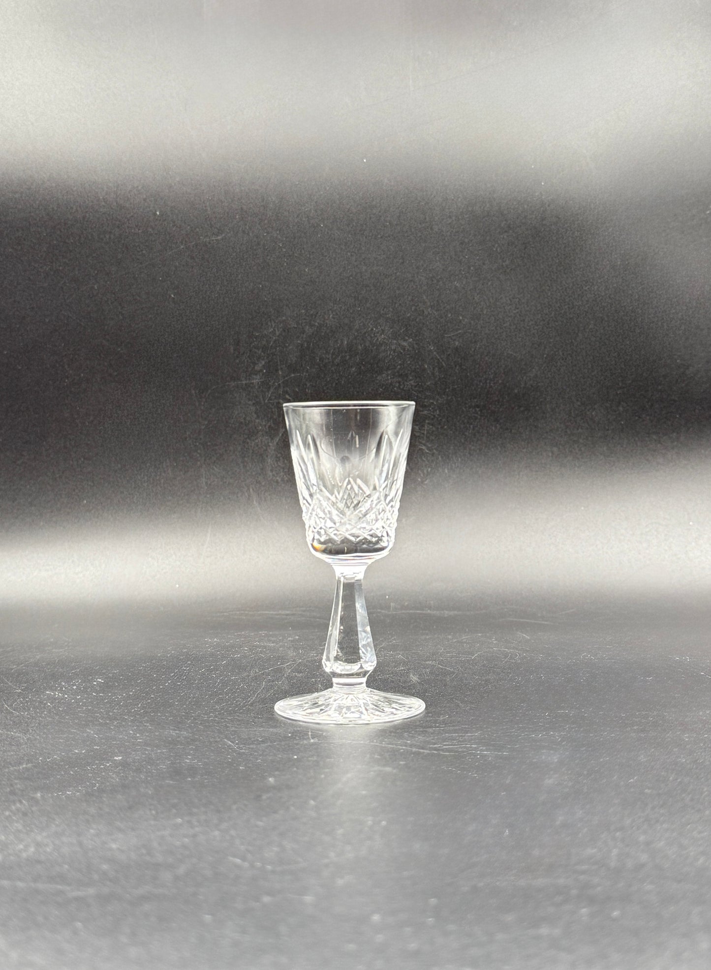 Waterford “Kenmare” Set of 4 Cut Crystal Cordial Glasses Ireland