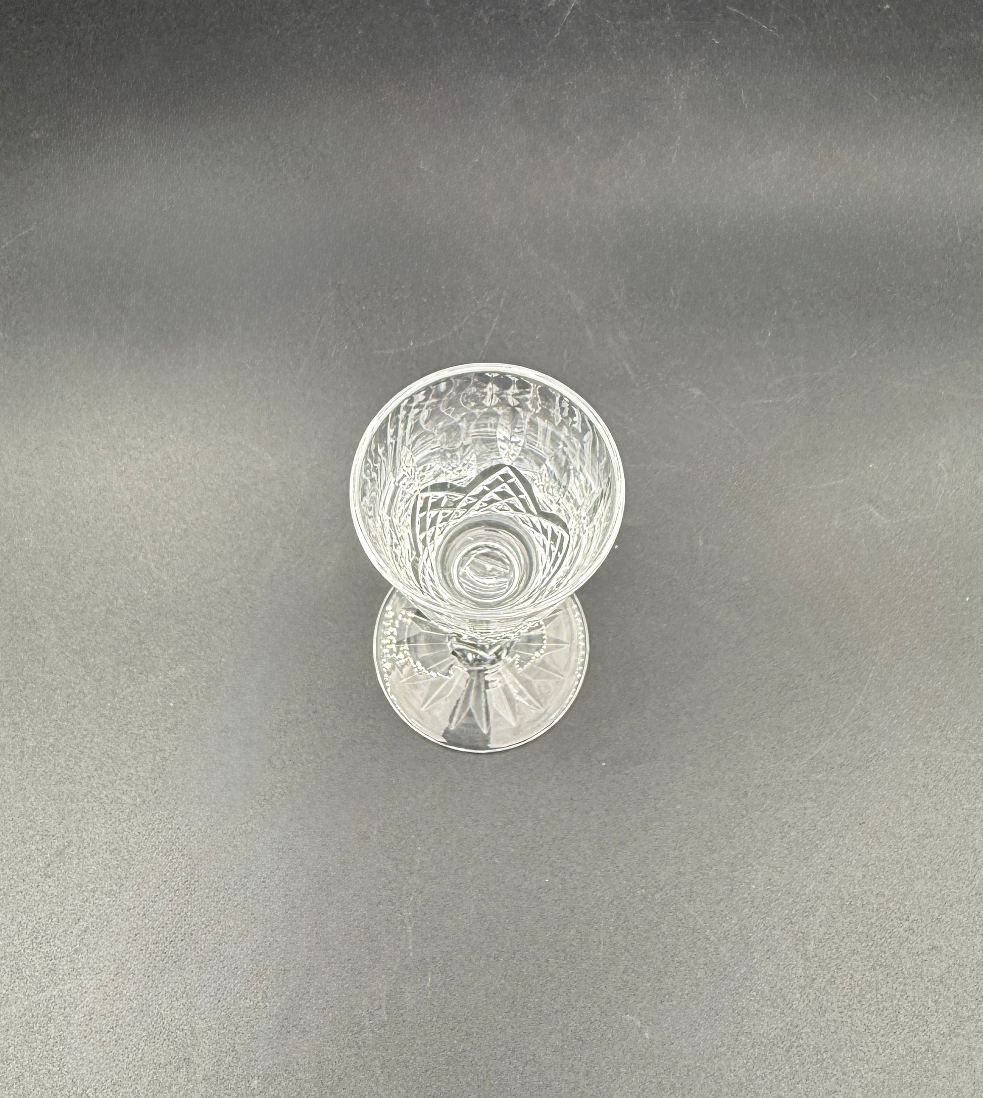 Waterford “Kenmare” Set of 4 Cut Crystal Cordial Glasses Ireland