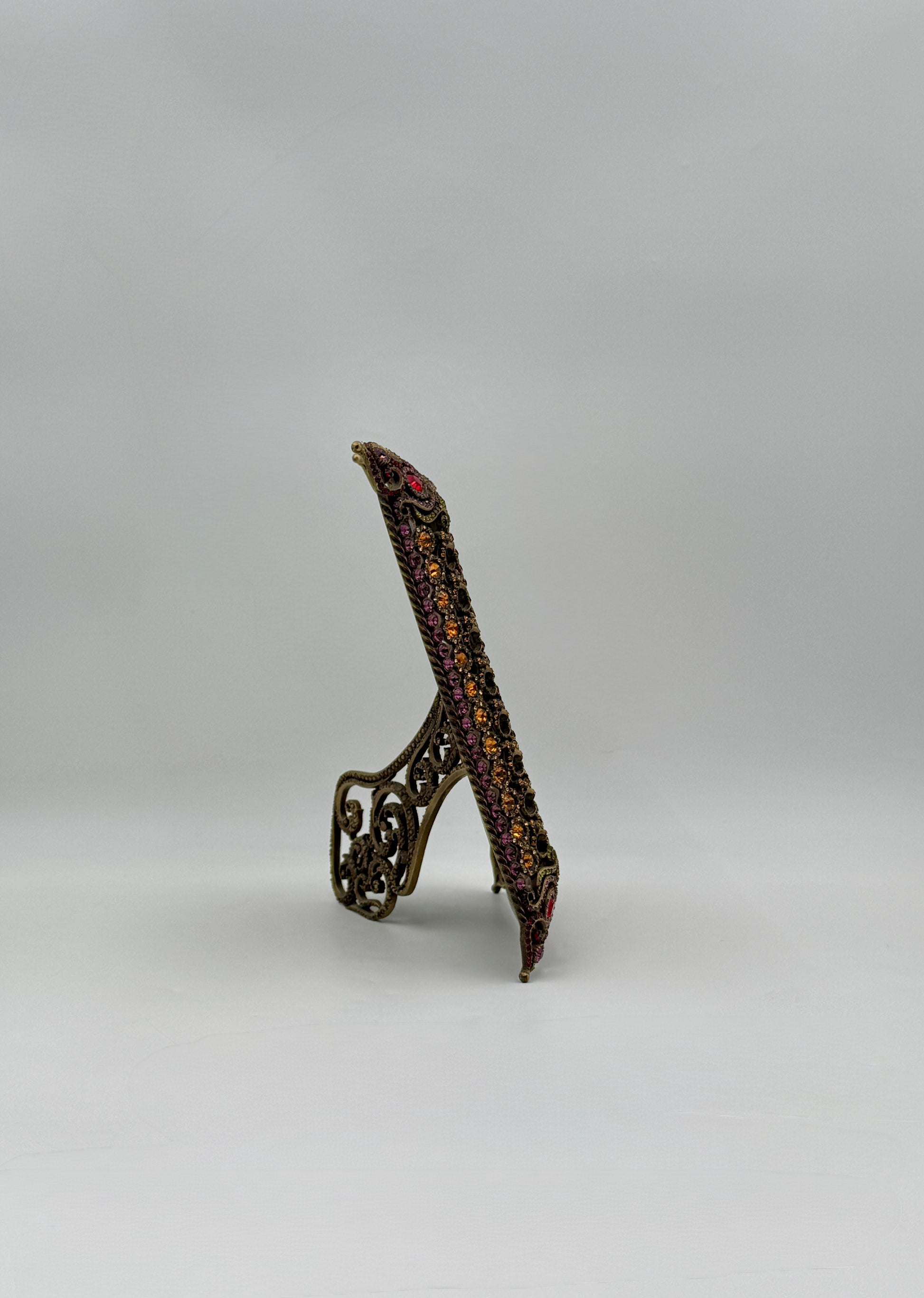 Jay Strongwater “Patricia” Gold Rectangular Frame, Swarovski Crystals