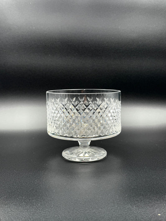 Waterford Crystal Pedestal Bowl with Lid – Diamond Cut Design