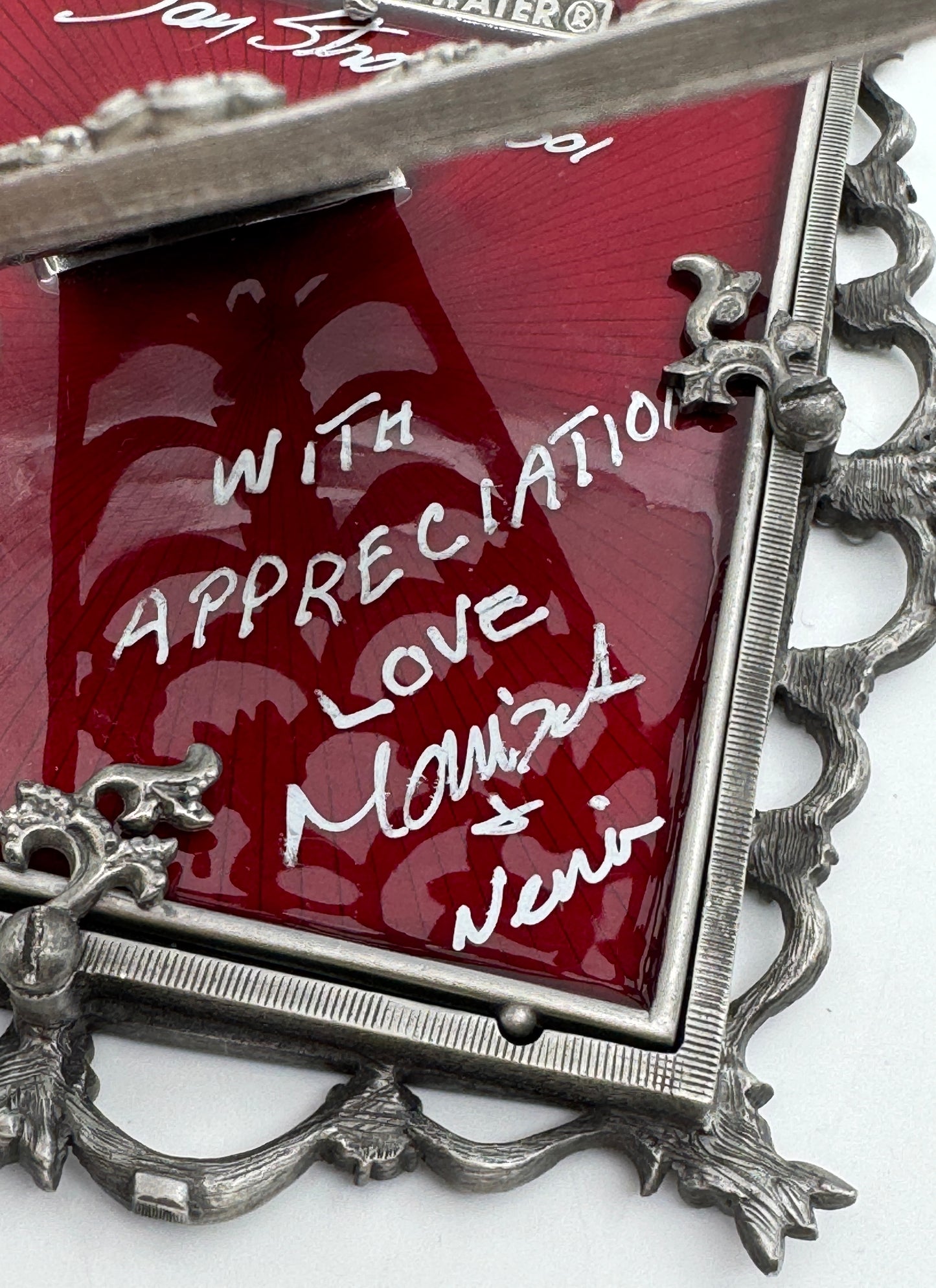 Jay Strongwater Tiara Bejeweled Rectangular Frame with Swarovski Gems