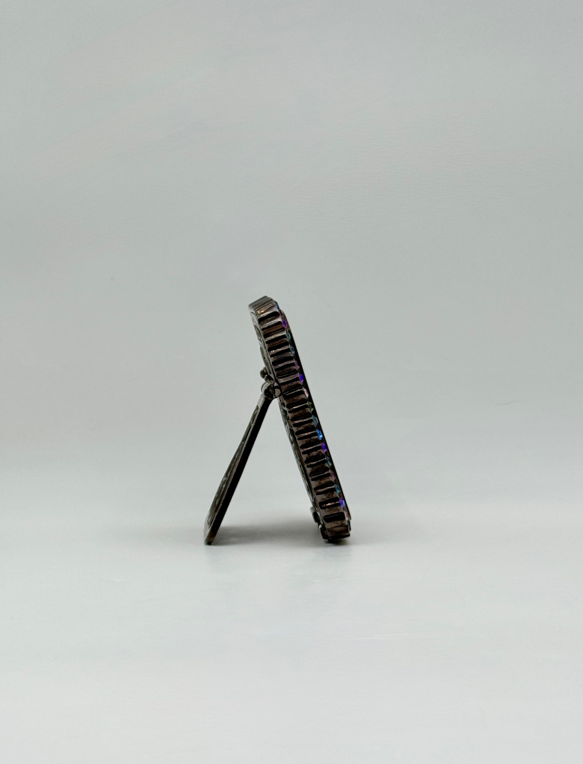 Jay Strongwater Square Picture Frame w/ Multicolor Swarovski Crystals