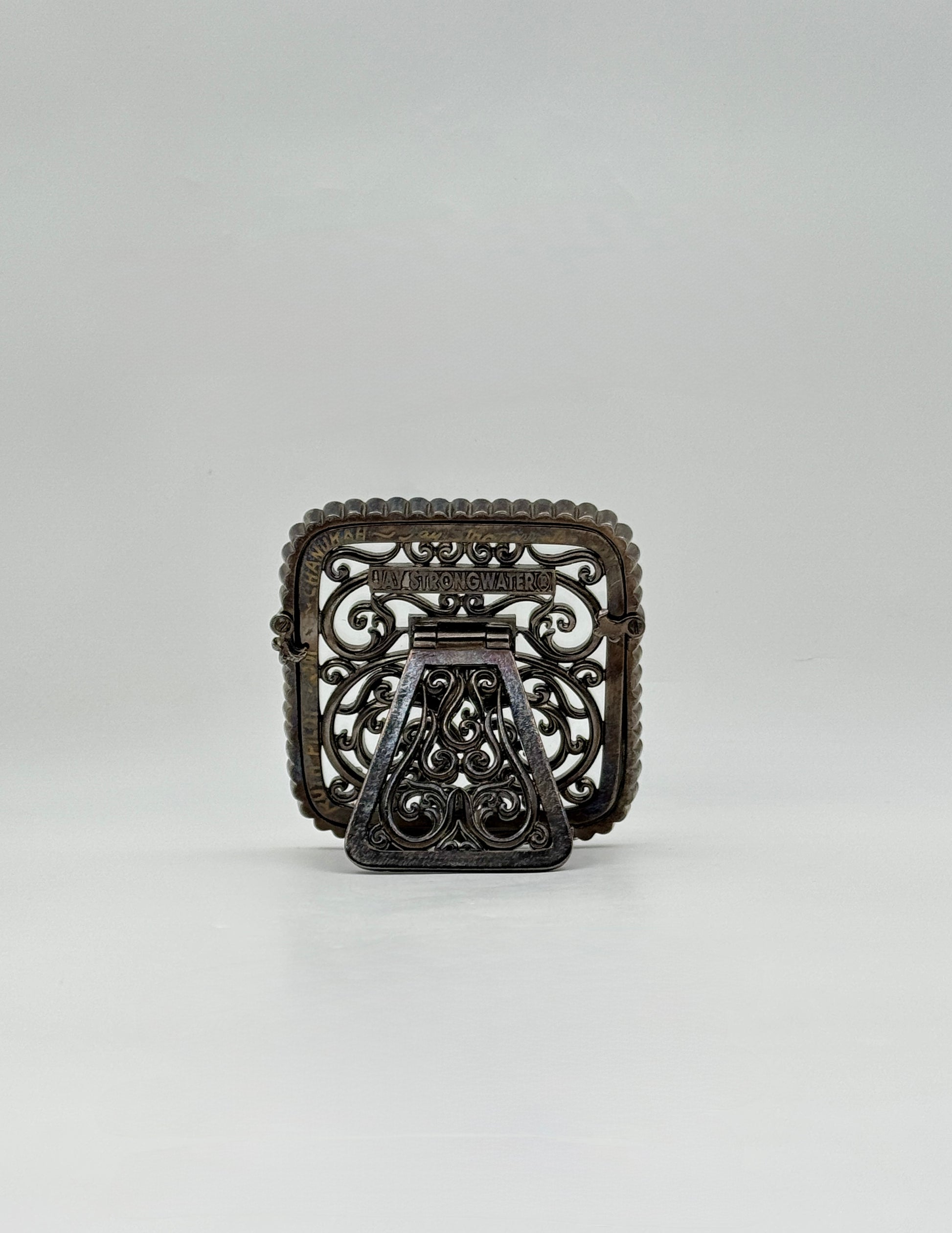 Jay Strongwater Square Picture Frame w/ Multicolor Swarovski Crystals