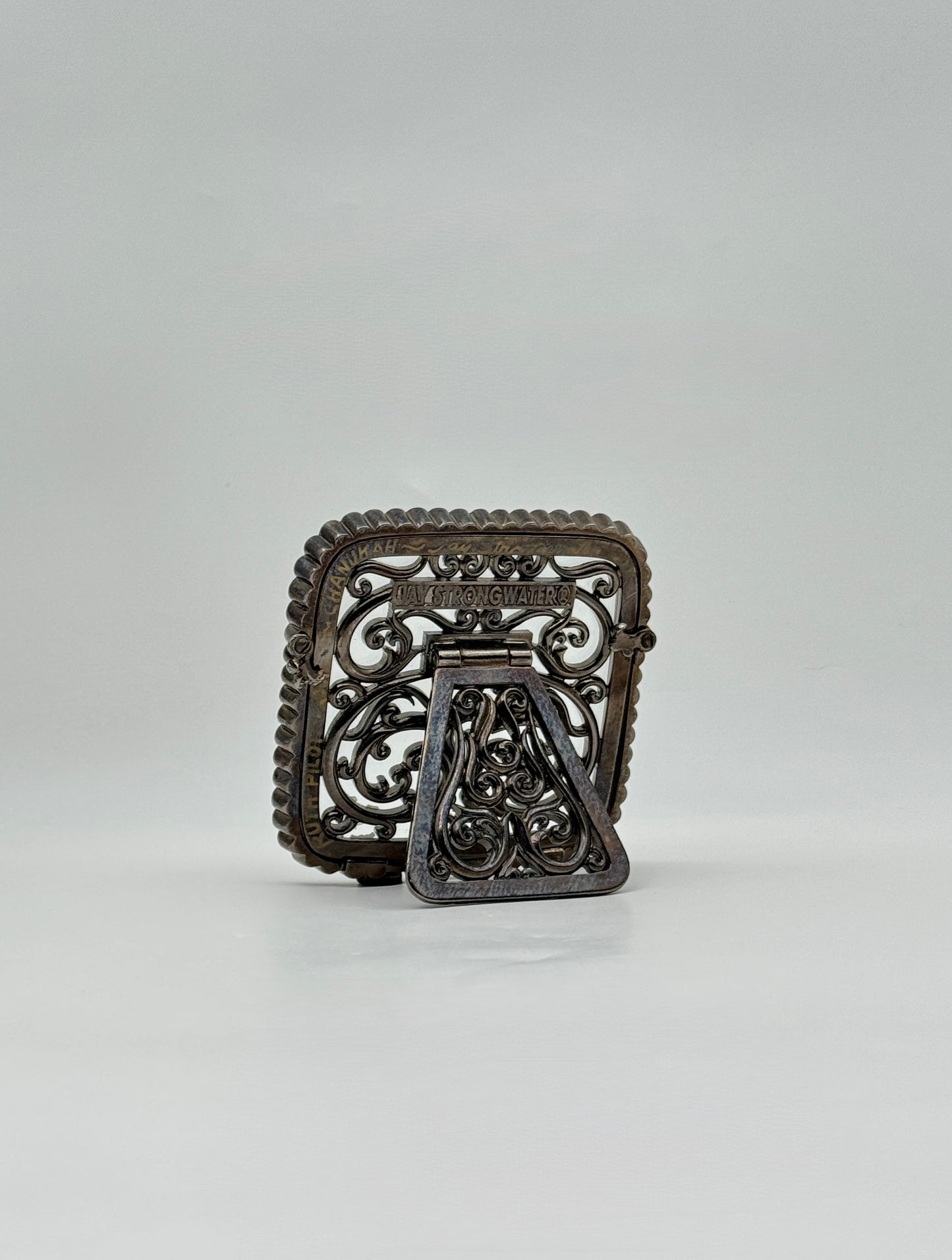 Jay Strongwater Square Picture Frame w/ Multicolor Swarovski Crystals