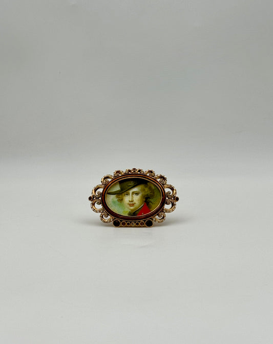 Jay Strongwater Mini Oval Picture Frame with Swarovski Crystals Luxury