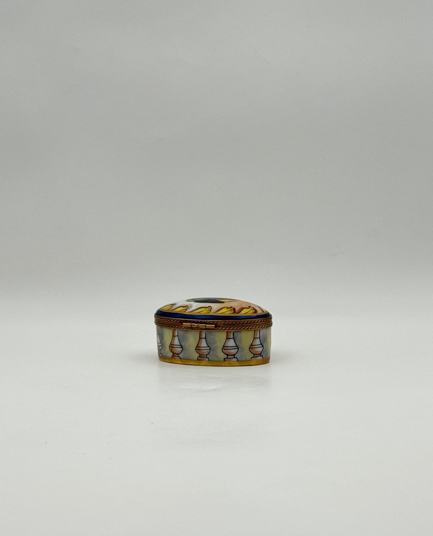 Limoges France Graduation Porcelain Box Diploma Figurine Gift Décor