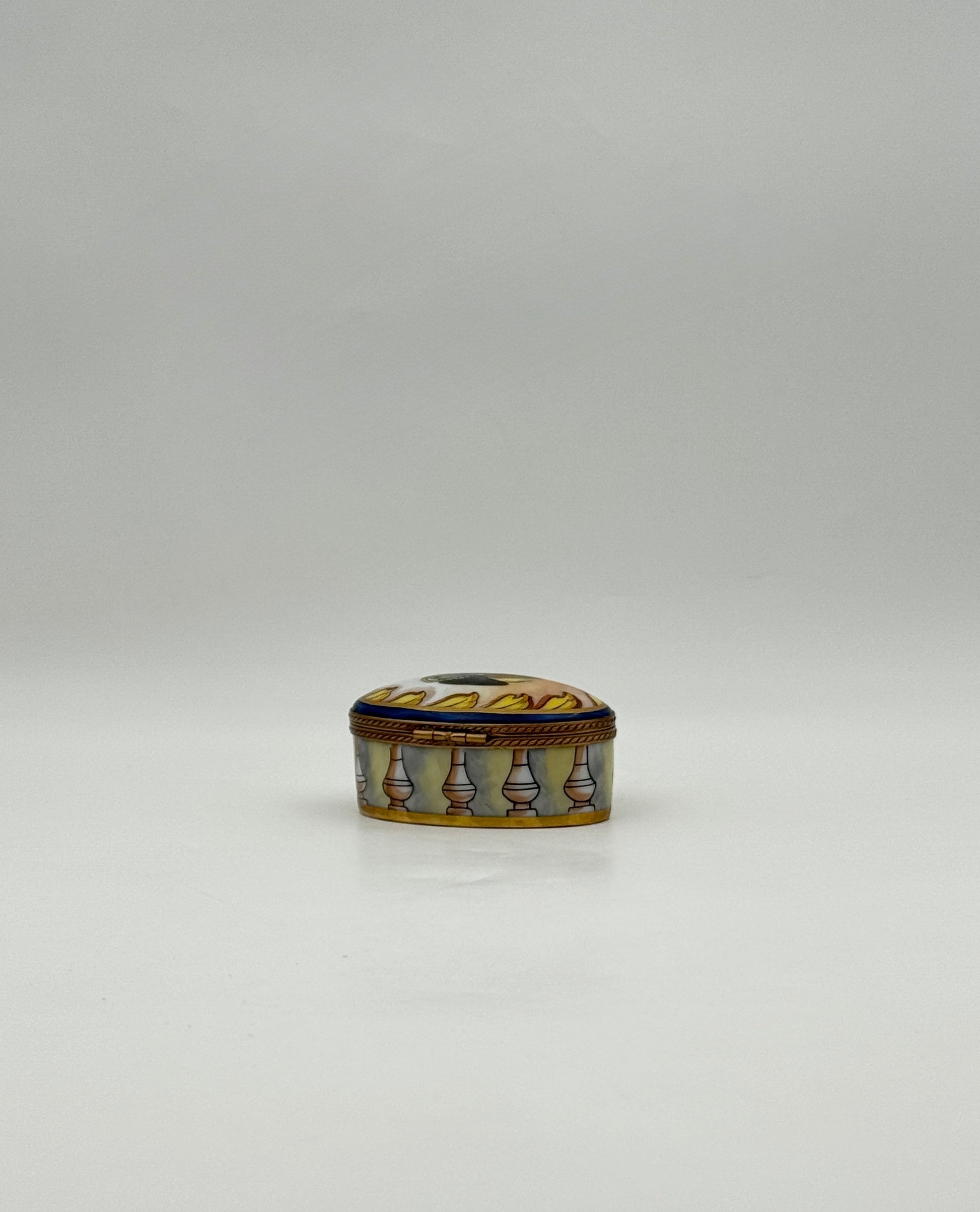 Limoges France Graduation Porcelain Box Diploma Figurine Gift Décor