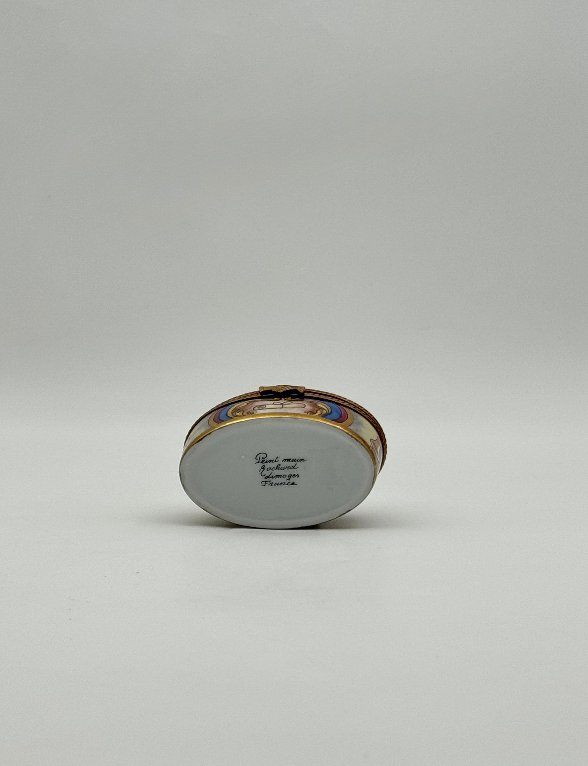 Limoges France Graduation Porcelain Box Diploma Figurine Gift Décor