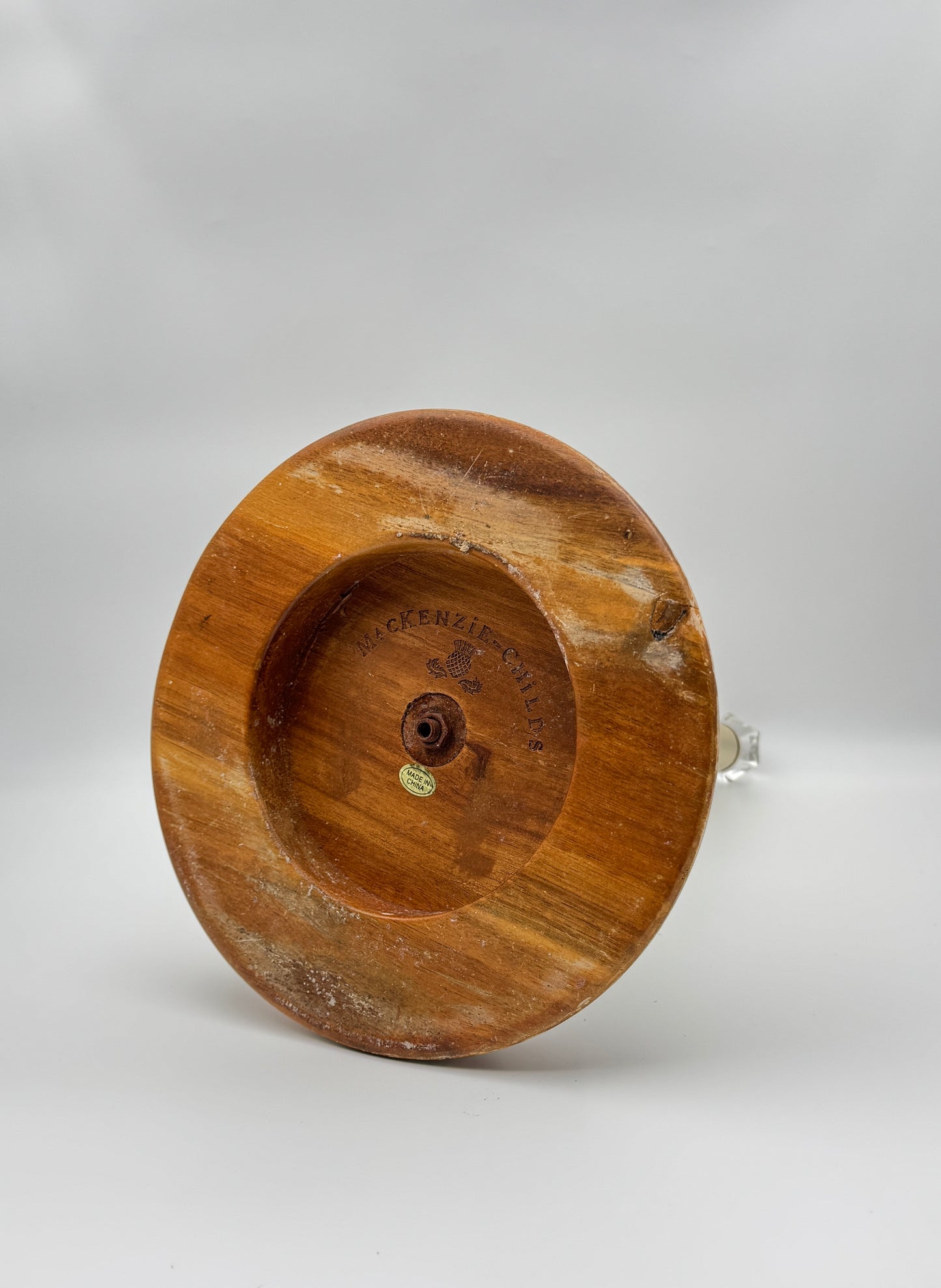 MacKenzie-Childs Courtly Check Wood Paper Towel Holder