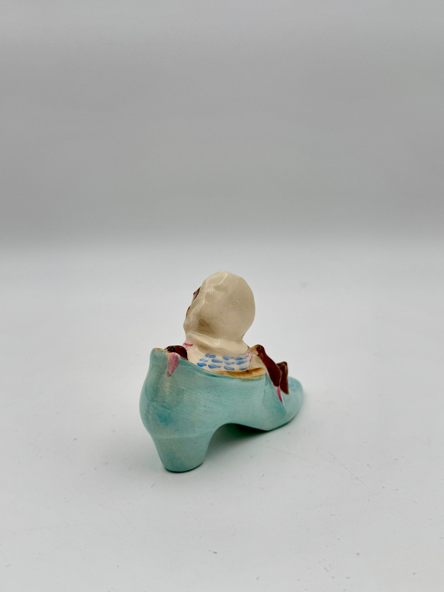 Beswick Beatrix Potter Figurine - The Old Woman Who Lived in a Shoe - 1953 Vintage Collectible