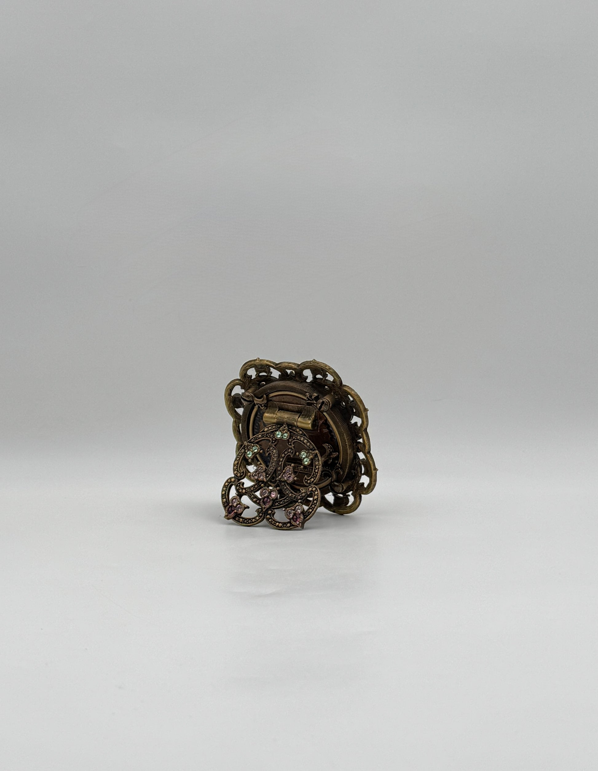 Jay Strongwater Ornate Square Frame with Pearls & Swarovski Crystals