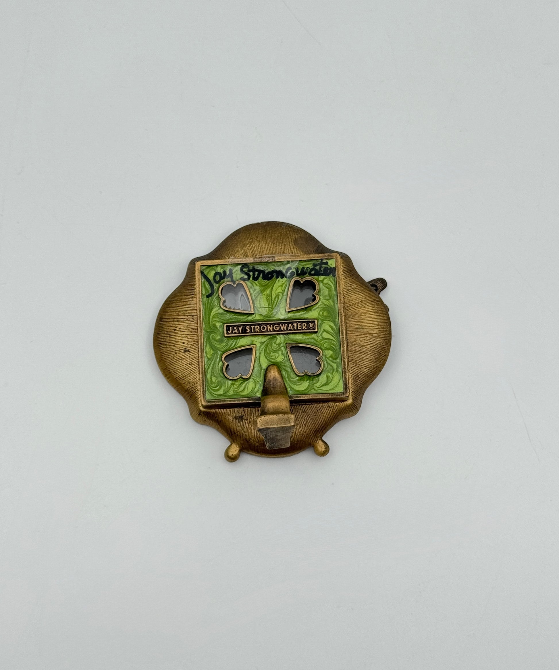 Jay Strongwater Ombre Enamel Dragonfly Frame with Swarovski Crystals