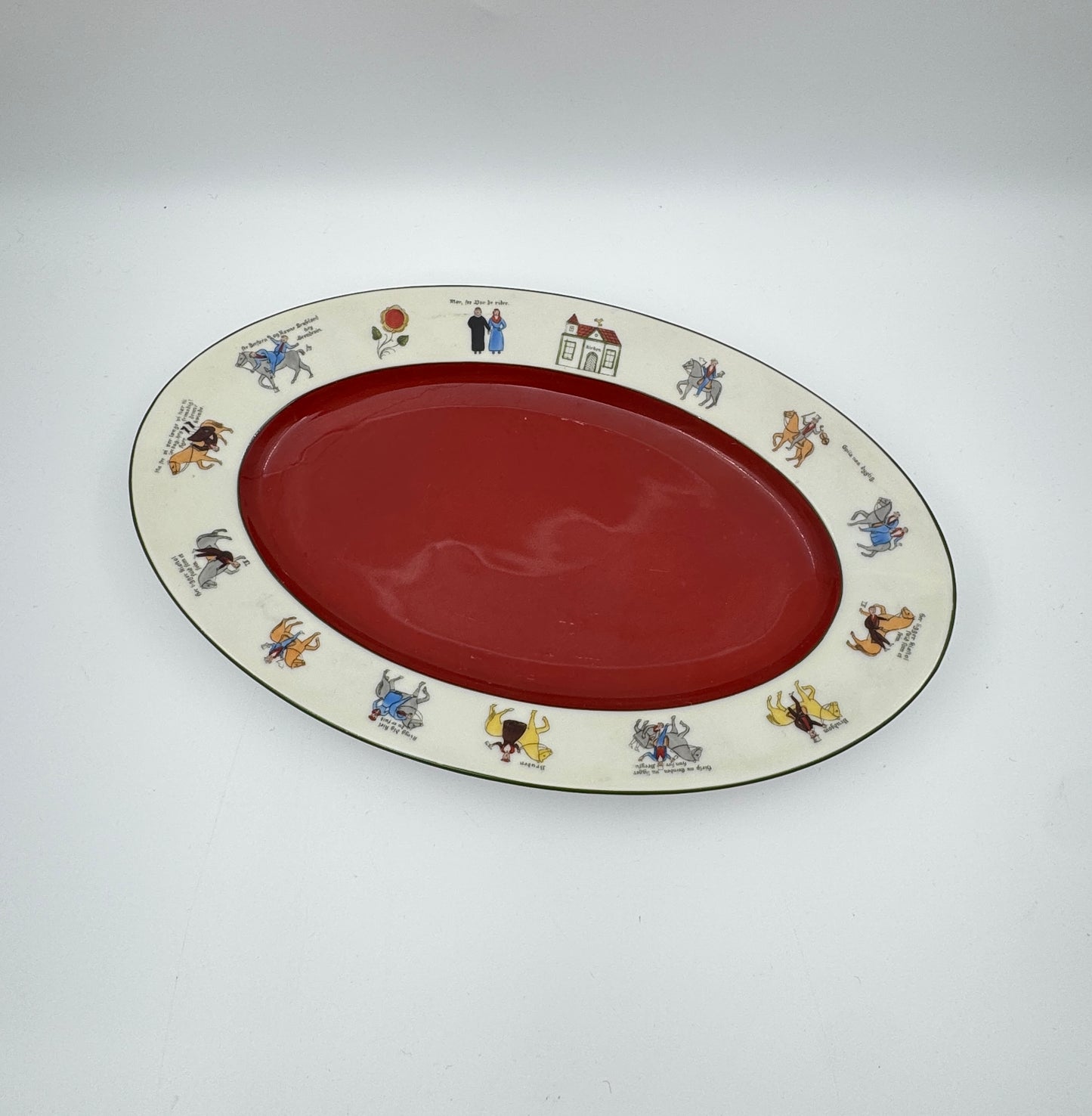Rare 1960s Norwegian Bridal Porcelain Service – Set for 6 by Porsgrund, Norway