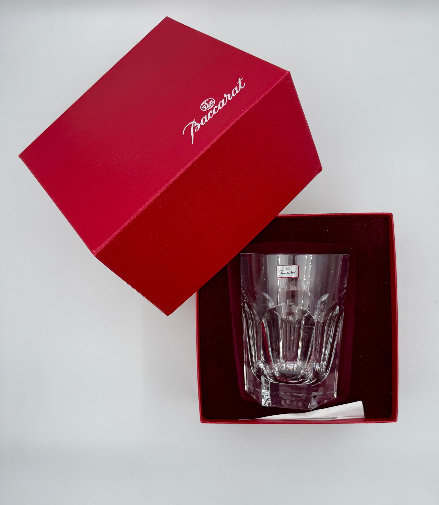 Baccarat Crystal Talleyrand Tumbler – Luxury French Whiskey Glass with Original Box