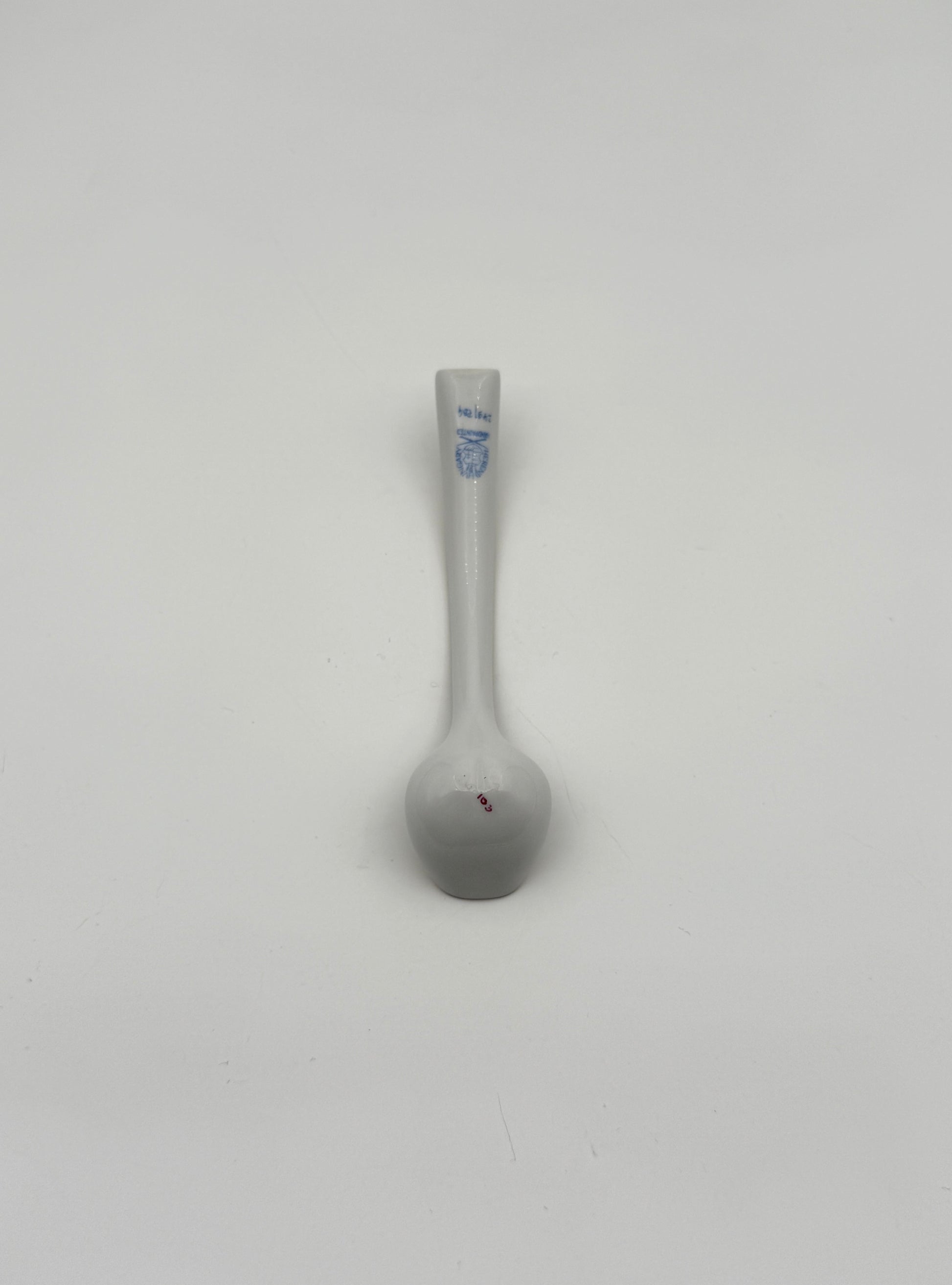 Herend Coneflower Mini Ladle – Hand-Painted Blue Floral with Gold Trim