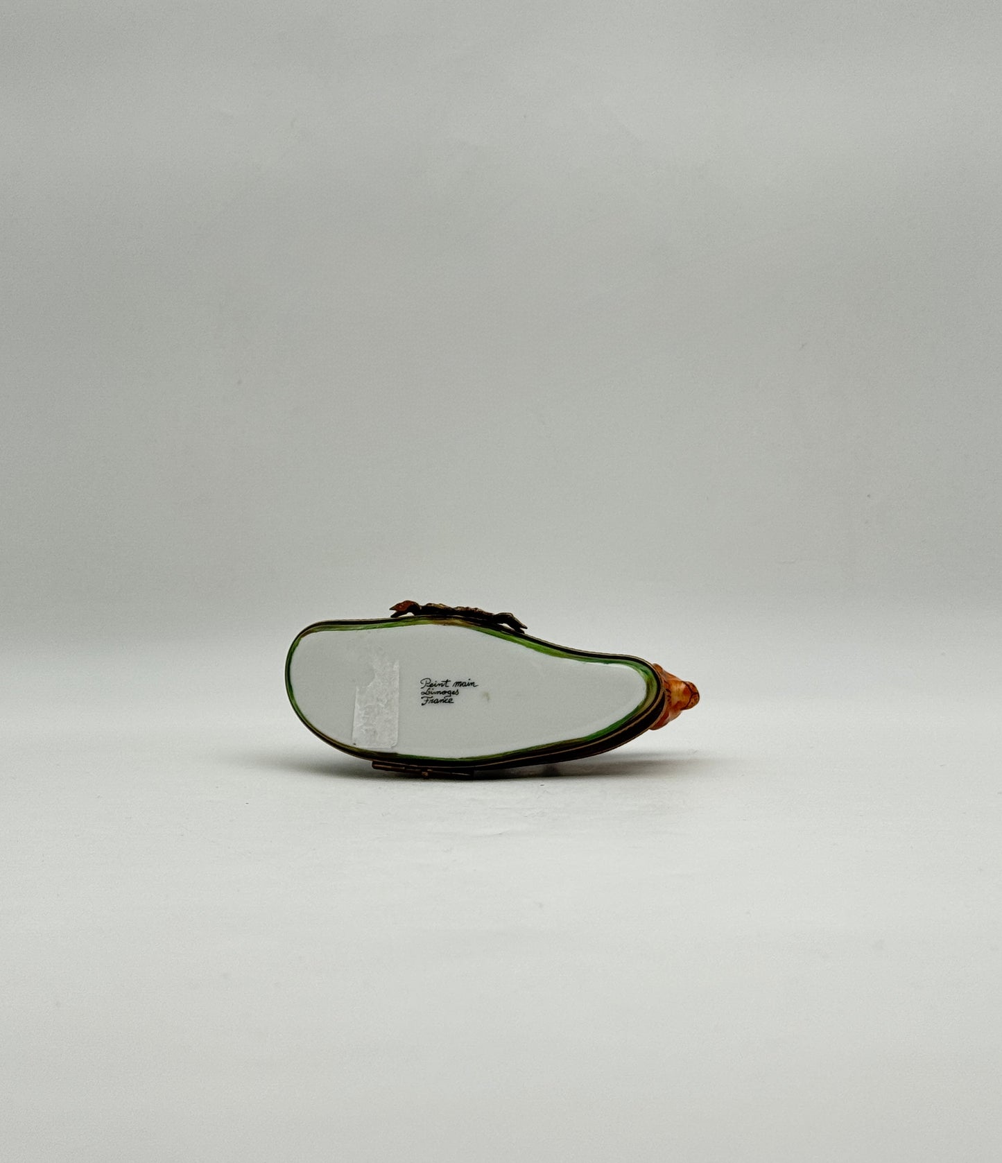 Limoges France African Parade Box Lion Tiger Elephant Porcelain