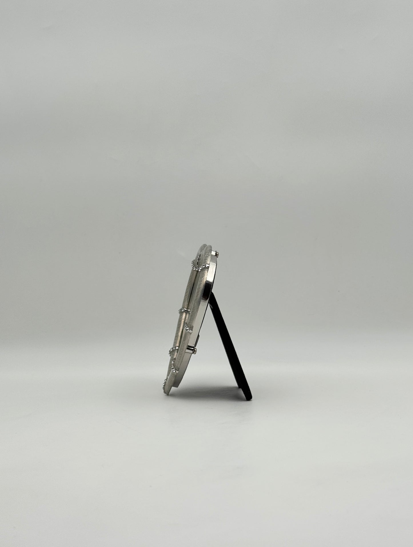 Mon Ami Silver Tone Heart-Shaped Picture Frame 4 x 4 Decorative