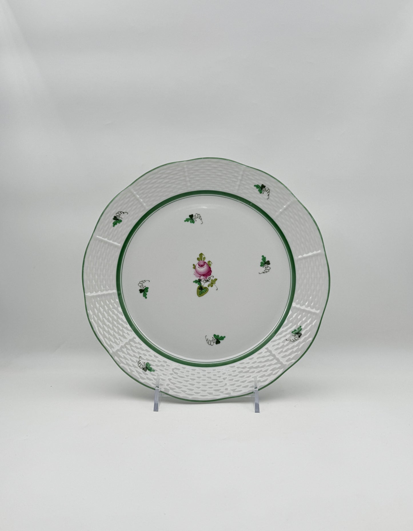 Herend “Vienna Rose” Partial Porcelain Dinner Service for 12, Hungary