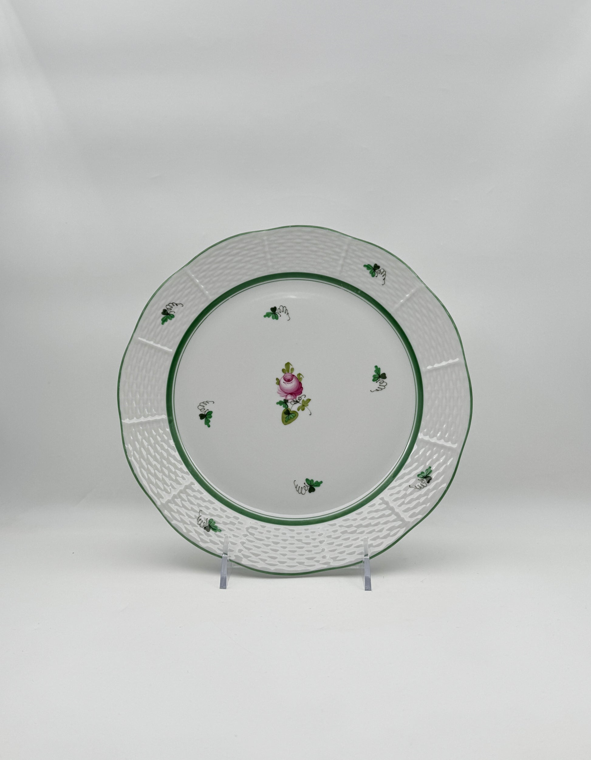 Herend “Vienna Rose” Partial Porcelain Dinner Service for 12, Hungary