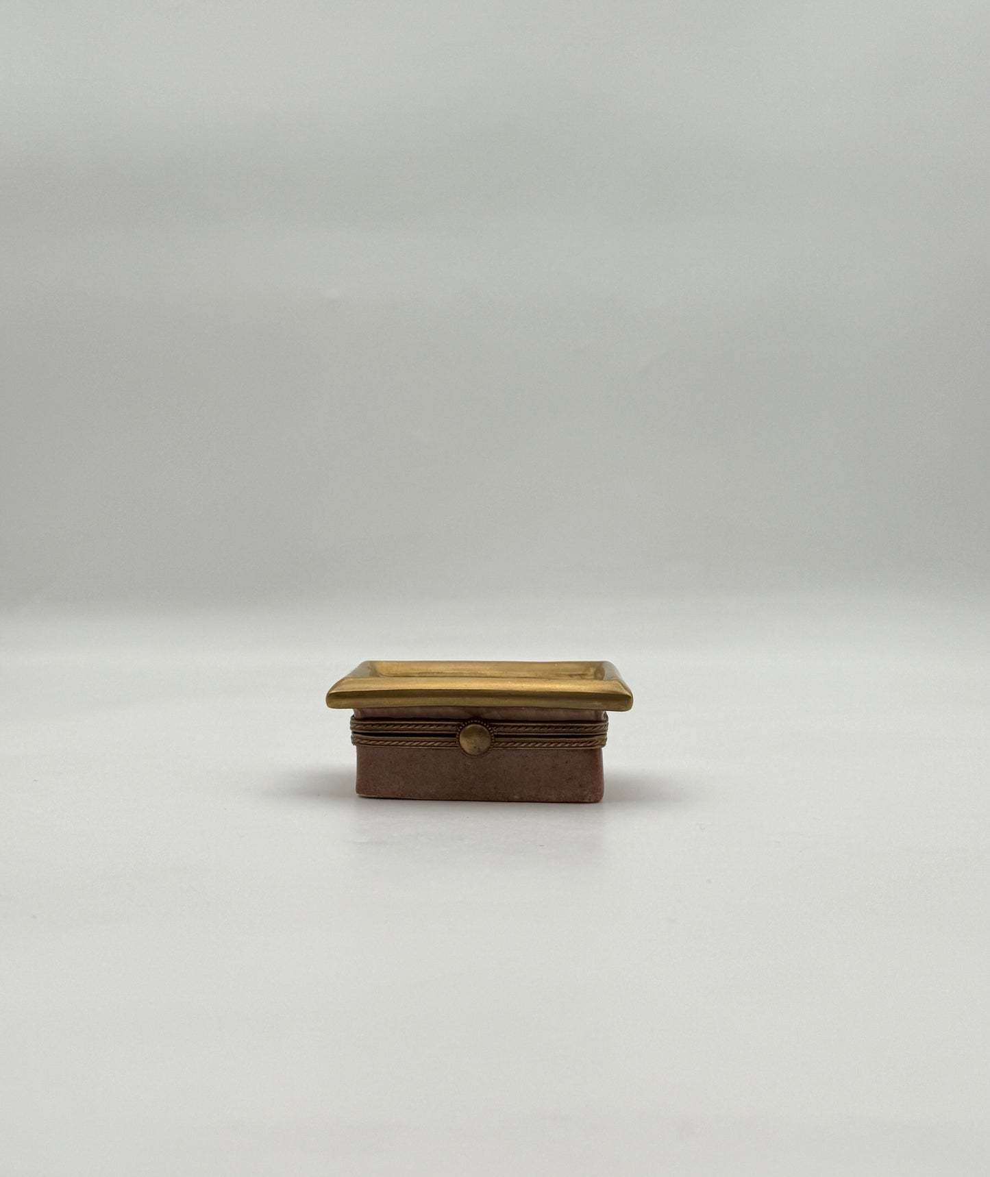 Limoges France Porcelain Trinket Box After Toulouse-Lautrec Painting