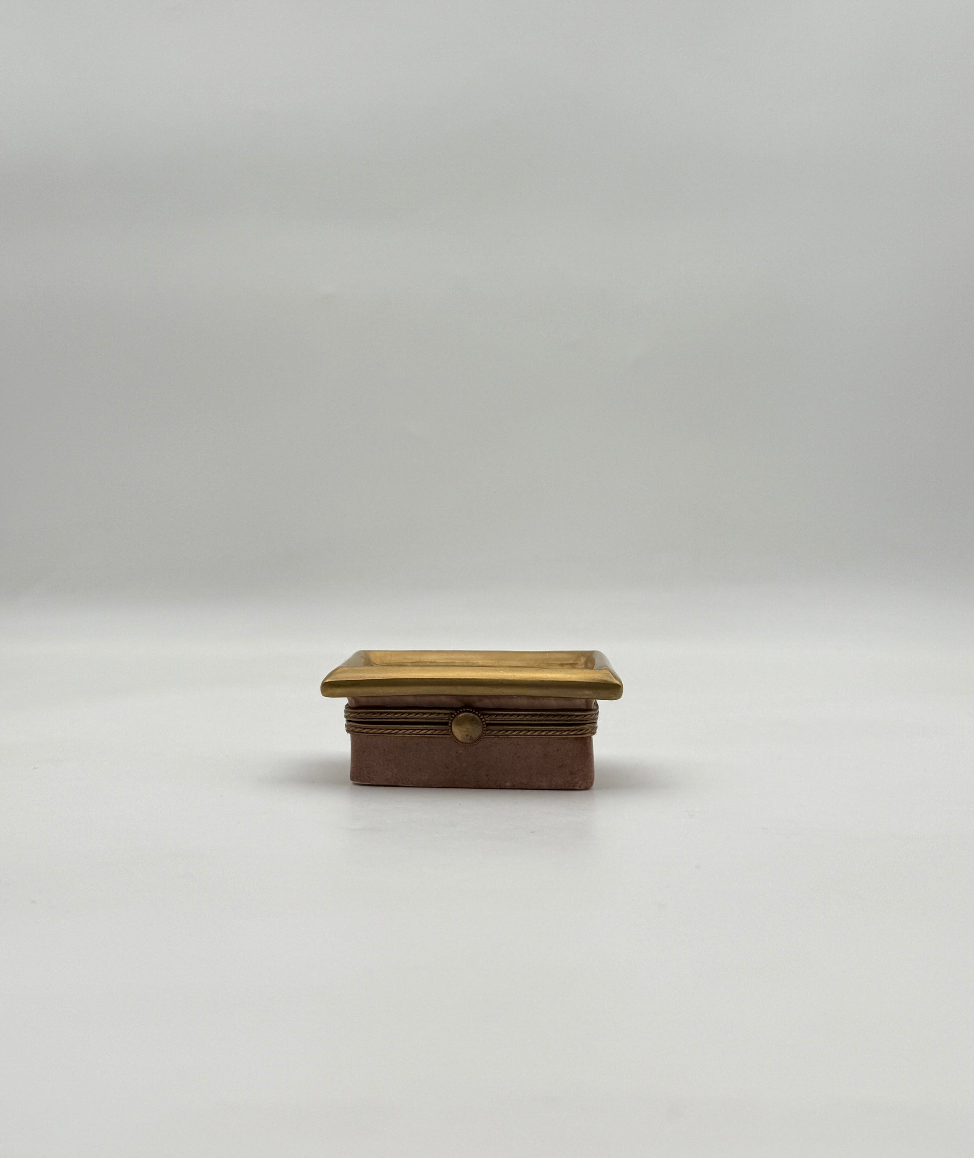 Limoges France Porcelain Trinket Box After Toulouse-Lautrec Painting