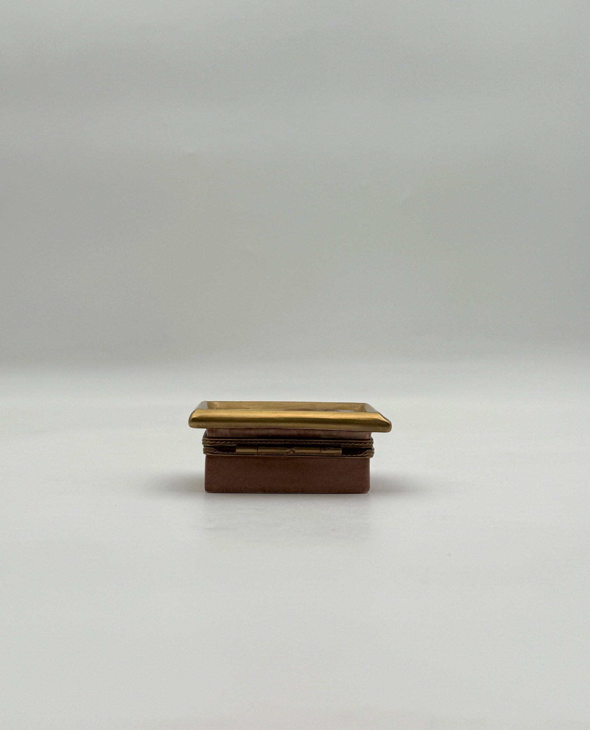 Limoges France Porcelain Trinket Box After Toulouse-Lautrec Painting