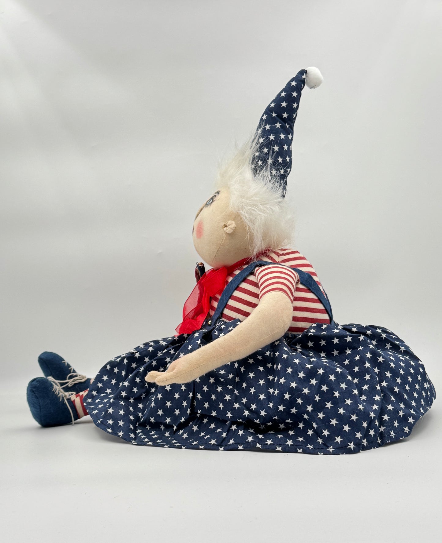 Freedom Fran Patriotic Soft Sculpture Doll by Joe Spencer