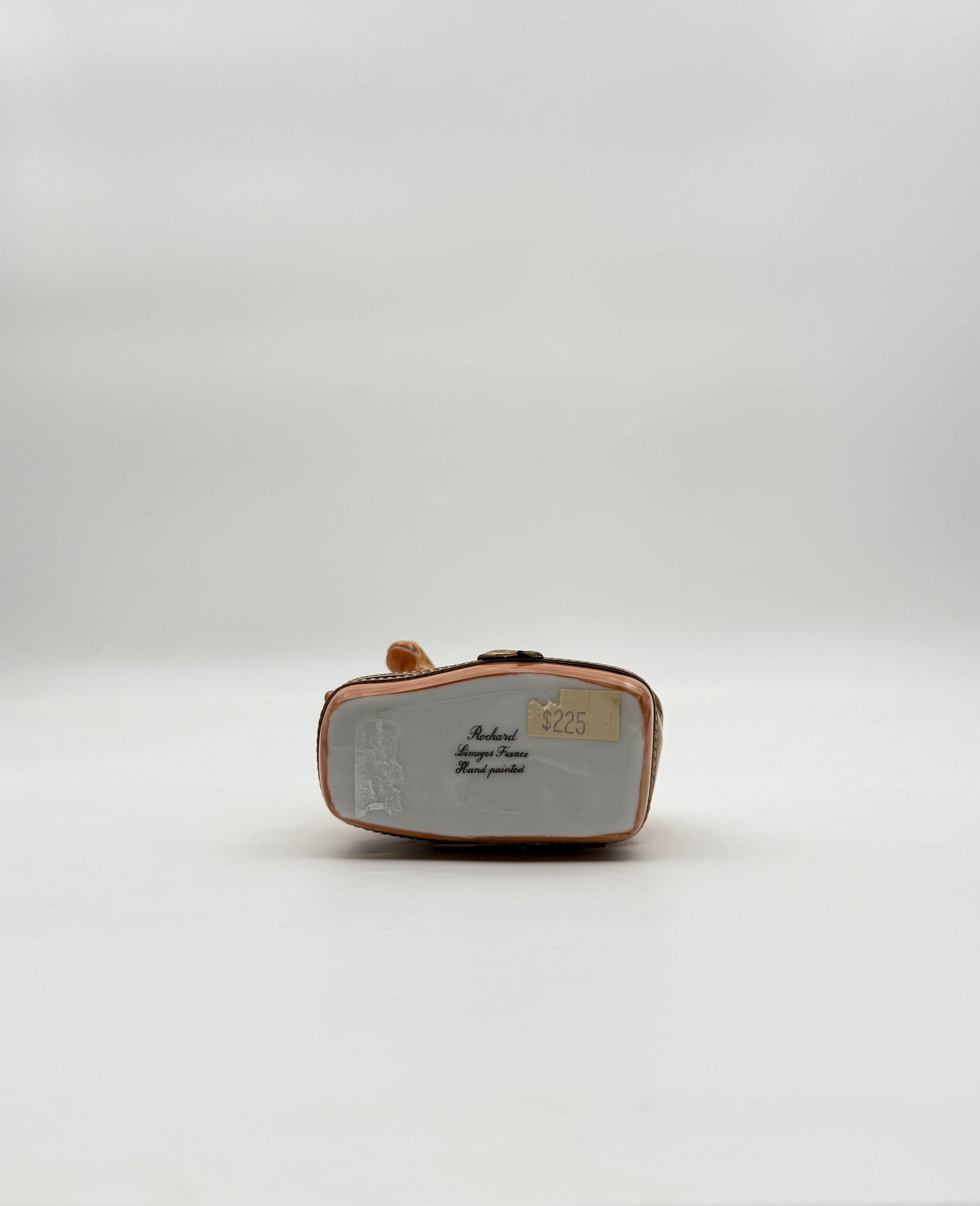 Limoges France Reclining Camel Porcelain Trinket Box by Rochard