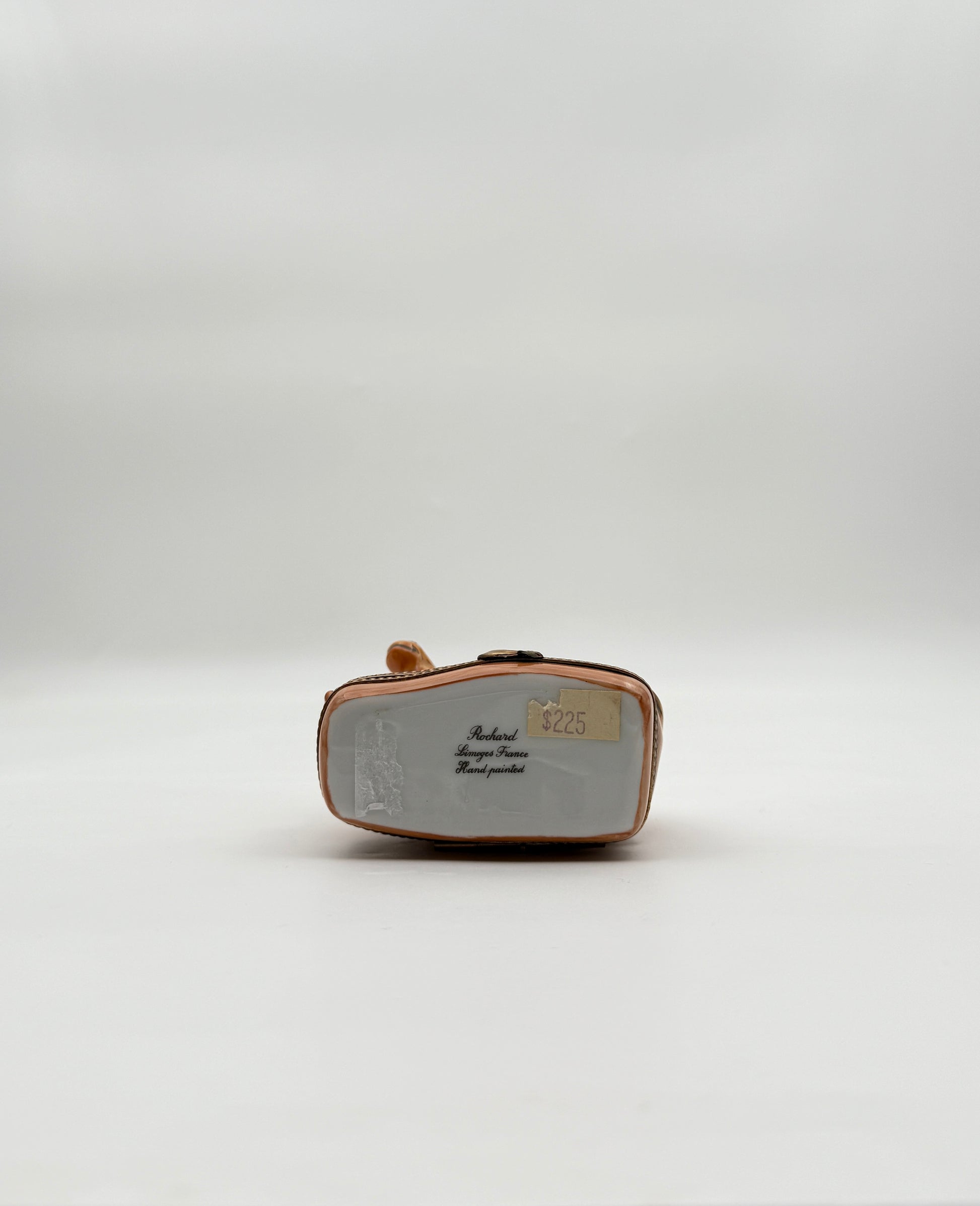 Limoges France Reclining Camel Porcelain Trinket Box by Rochard