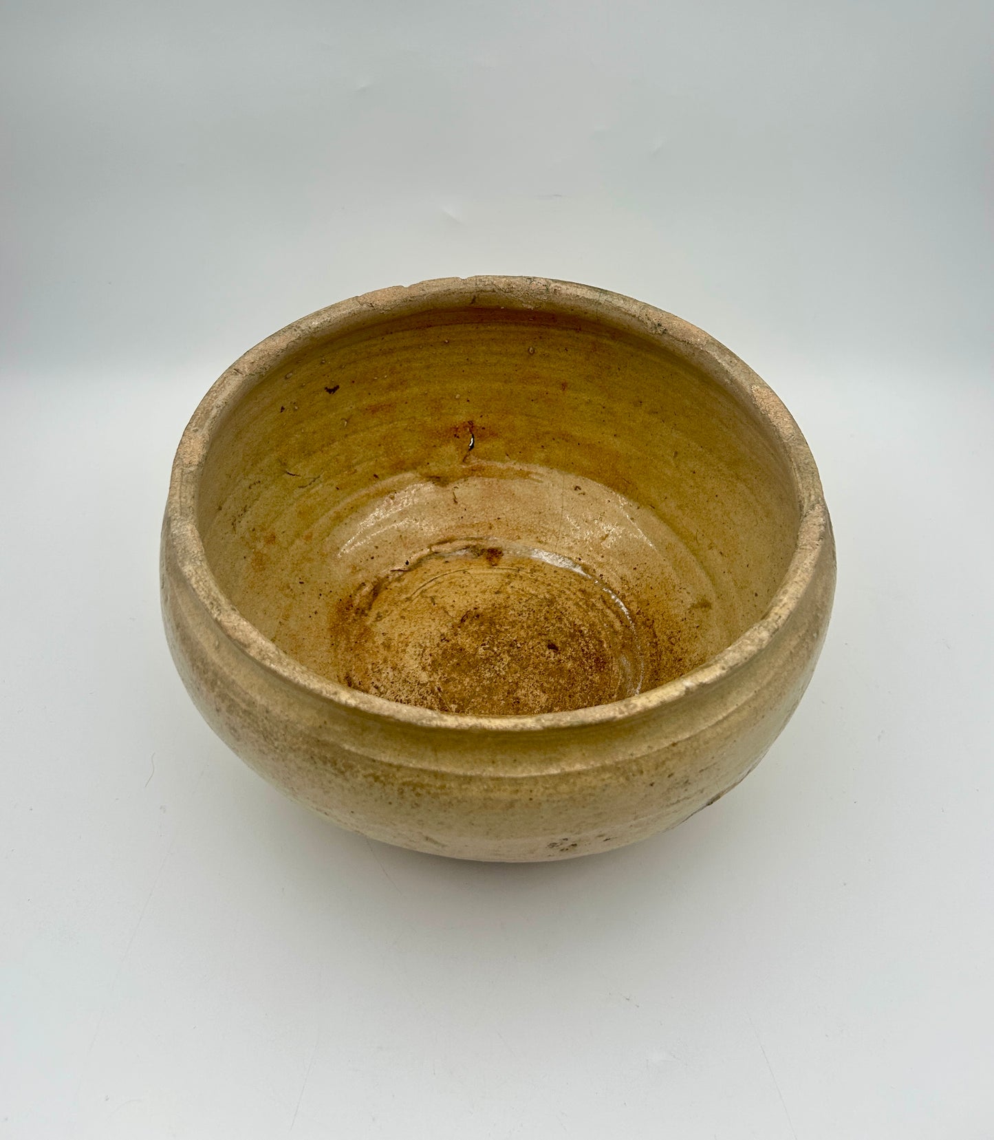 Antique 19th Century American Stoneware Bowl