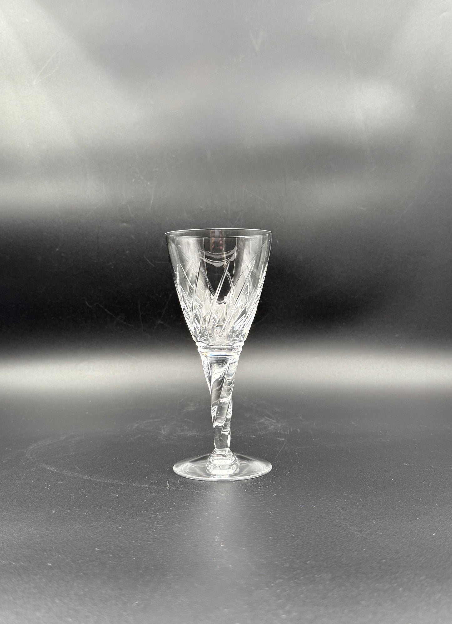 Set of 14 Stuart Crystal Wine Glasses “Honeysuckle” – England