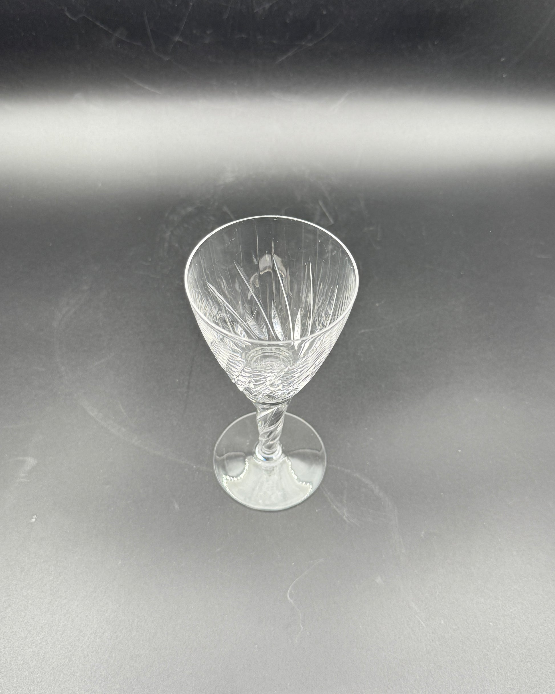 Set of 14 Stuart Crystal Wine Glasses “Honeysuckle” – England